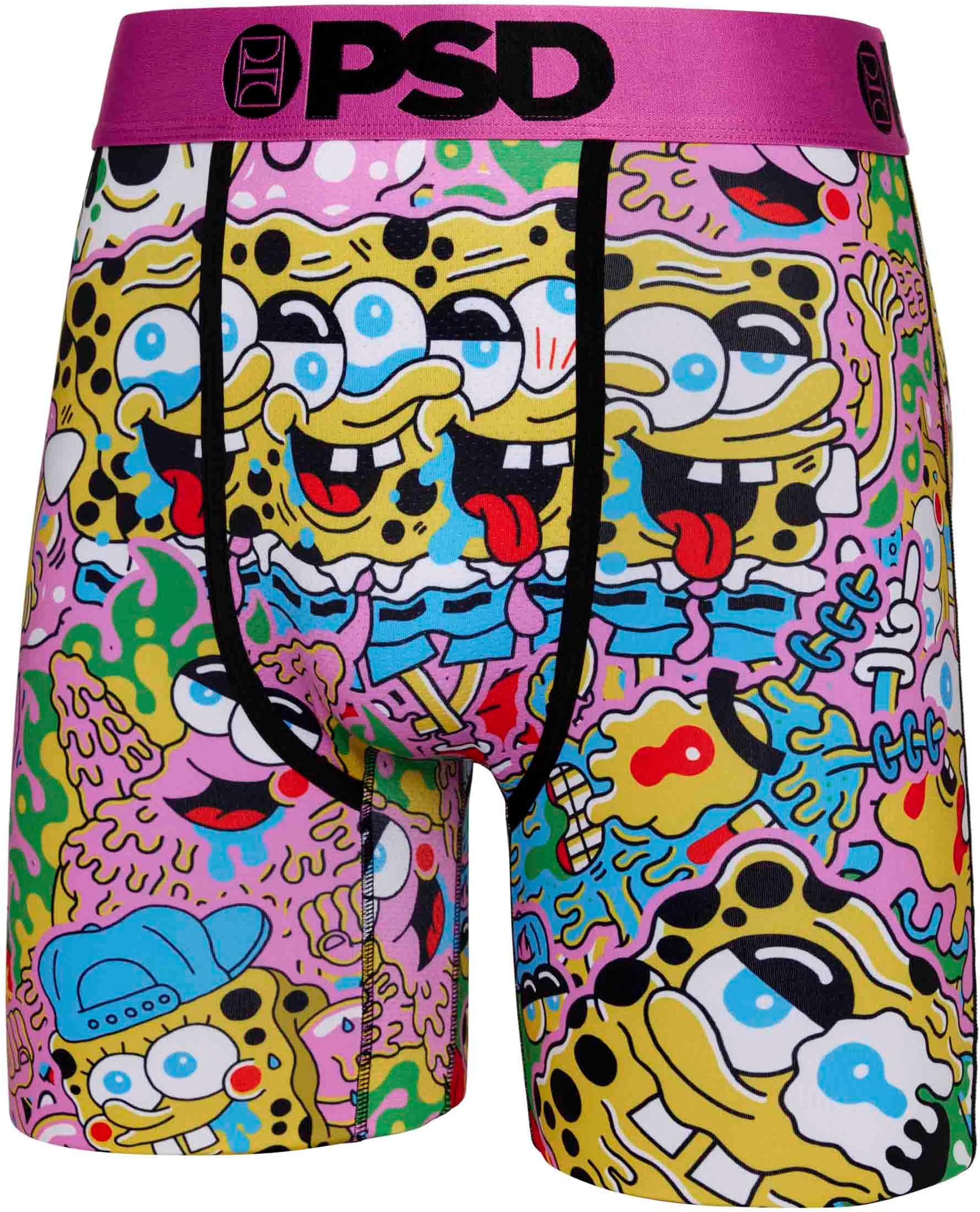 - Mens Boxer Briefs - Spongebob Squarepants, Standard Length Underwear Pack & Singles, Breathable Boxer Briefs for Men