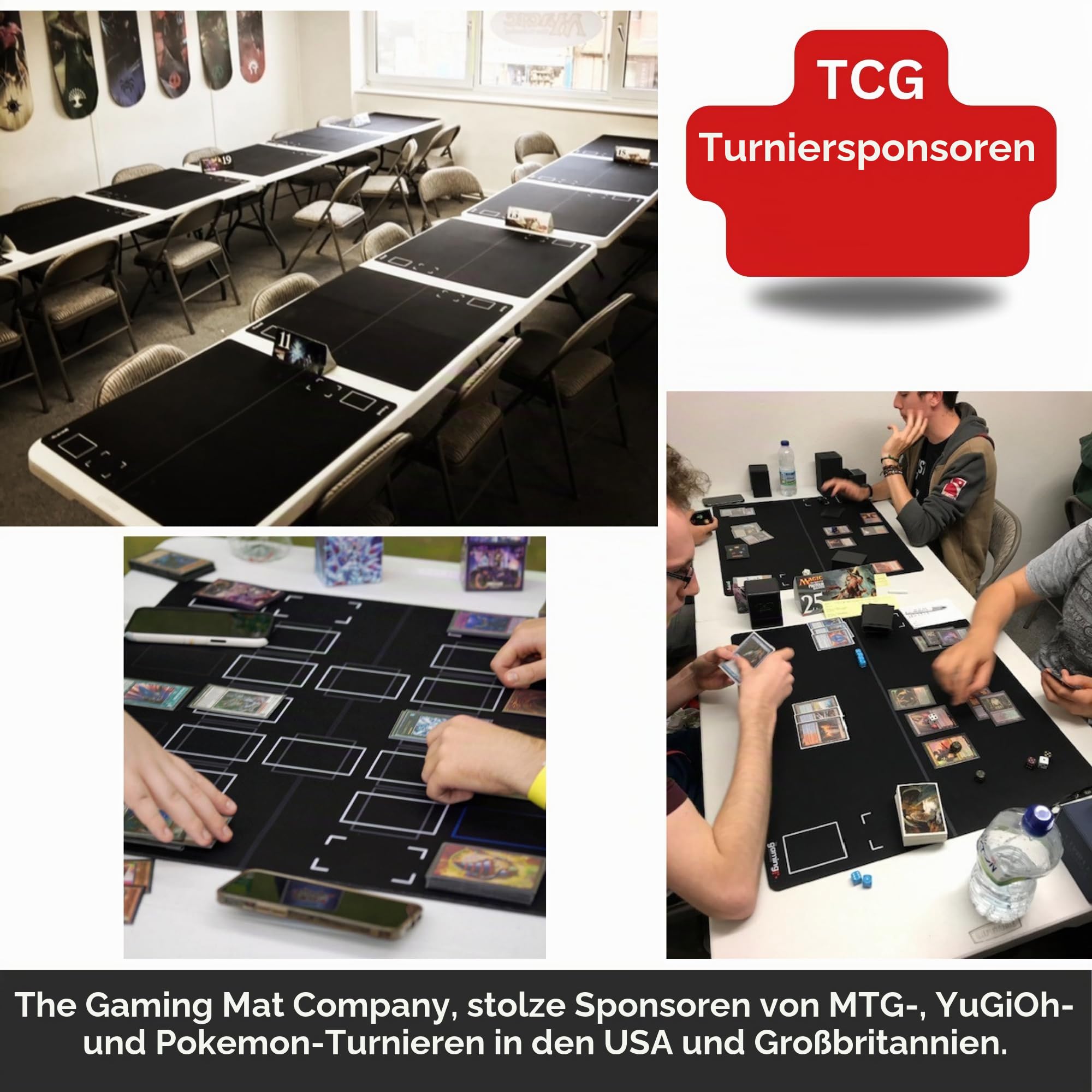 The Gaming Mat Company 2 Spieler Kompatibel Blossom Battle Mat Stadion Board für Pokemon Karten 72.0 cm x 72.0 cm x 0.4 cm
