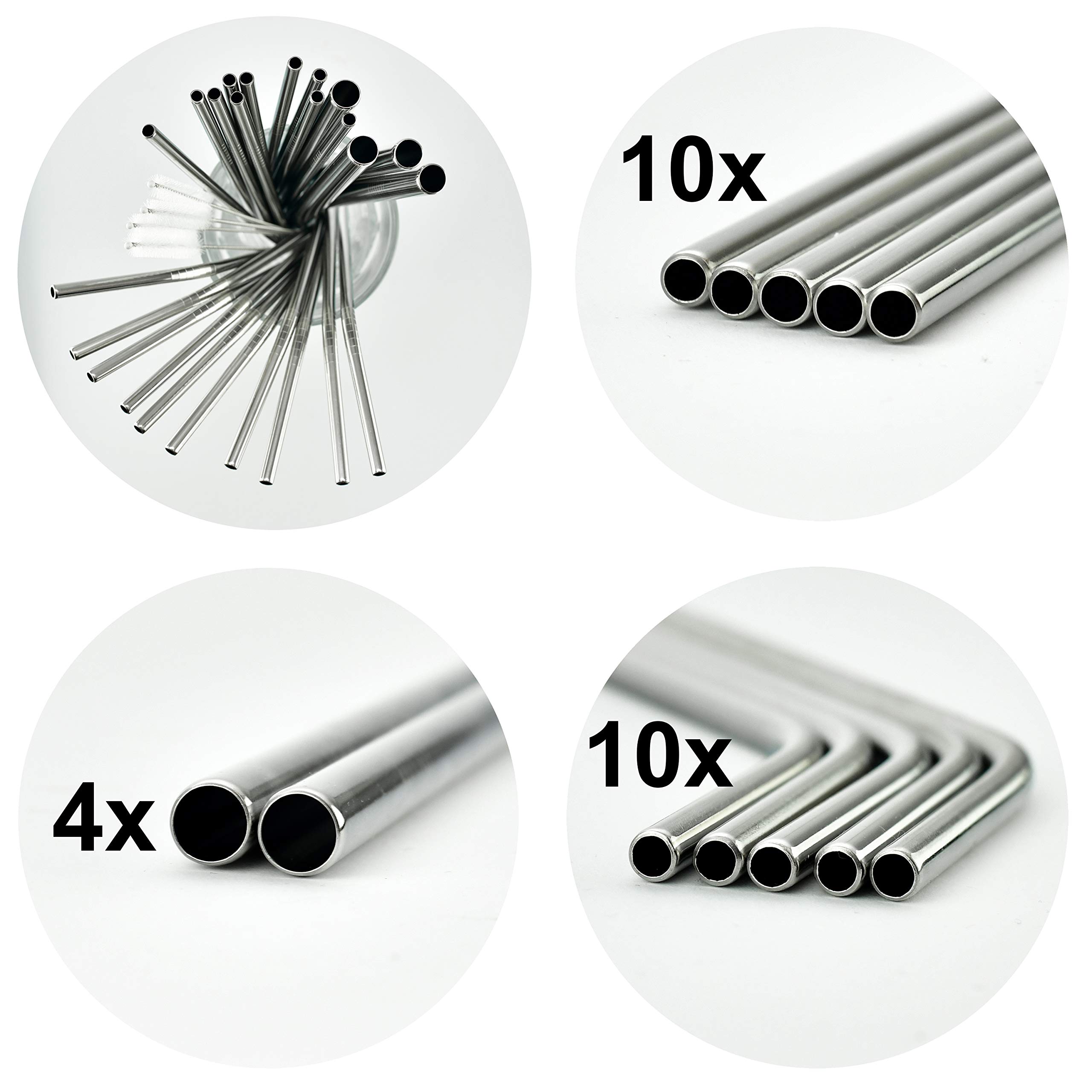 Pailles En Métal Réutilisables Pailles Télescopiques En Acier