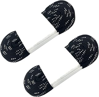 Alephnull Skate Hockey Laces Inline Hockey Laces Waxed Hockey Laces for Ice Skating Anti-Fracture 2 Pairs