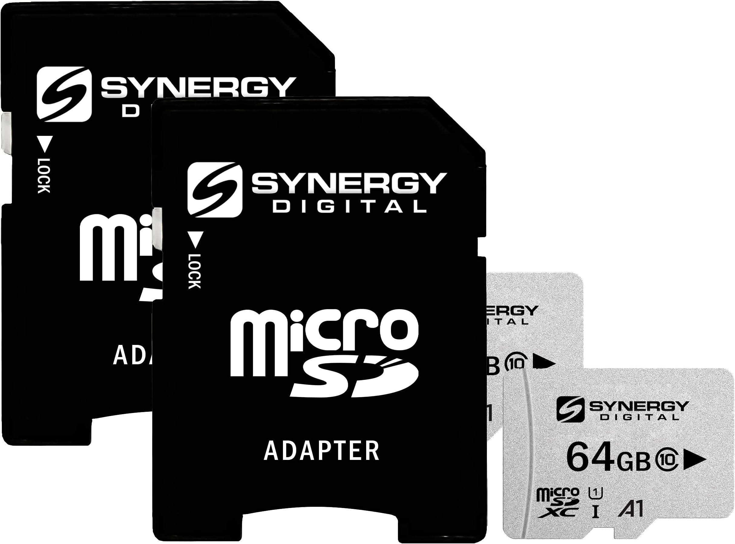 Synergy Digital 64GB, SDXC UHS-I Memory Cards, Compatible with INSTAX Mini EVO Hybrid Digital Camera - Class 10, U1, 100MB/s, 300 Series - Pack of 2