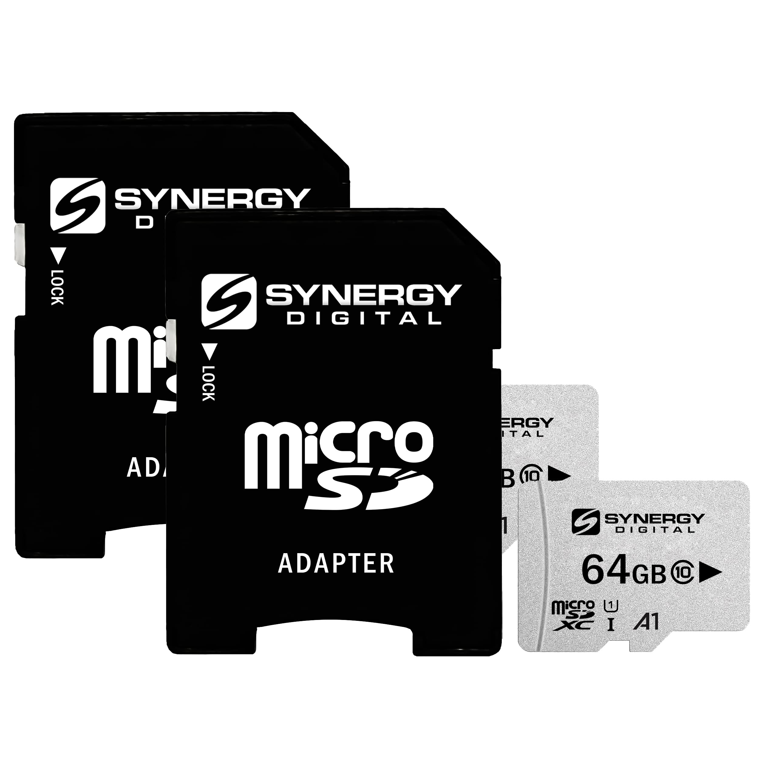 Synergy Digital 64GB, SDXC UHS-I Memory Cards, Compatible with INSTAX Mini EVO Hybrid Digital Camera - Class 10, U1, 100MB/s, 300 Series - Pack of 2