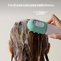 Vista 3 de Frida Baby Control The Flow - Accesorio rociador para bañera de bebé, cabezal de ducha con masajeador de cuero cabelludo, controla el flujo de agua