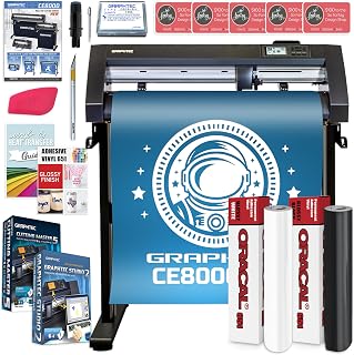 CE8000-60 Plus - 24" Cutter Plotter with Bonus Software Package, Vinyl Rolls & Accessories