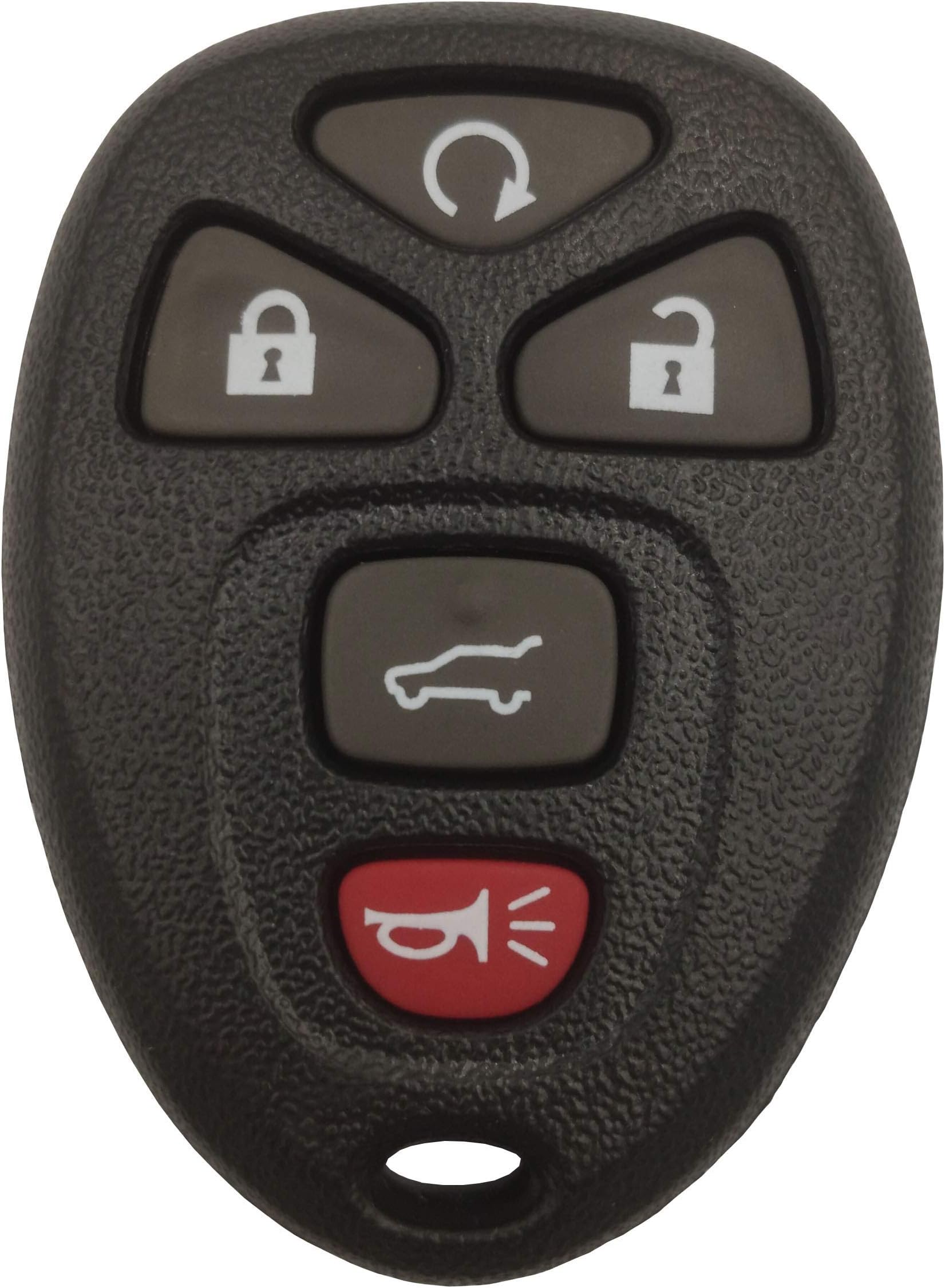 Key Shell Keyless Entry Remote Car Key Casing Key Fob Case Fit for 2007-2014 Chevy Suburban Tahoe Traverse/GMC Acadia Yukon/Cadillac Escalade SRX/Buick Enclave/Saturn Outlook