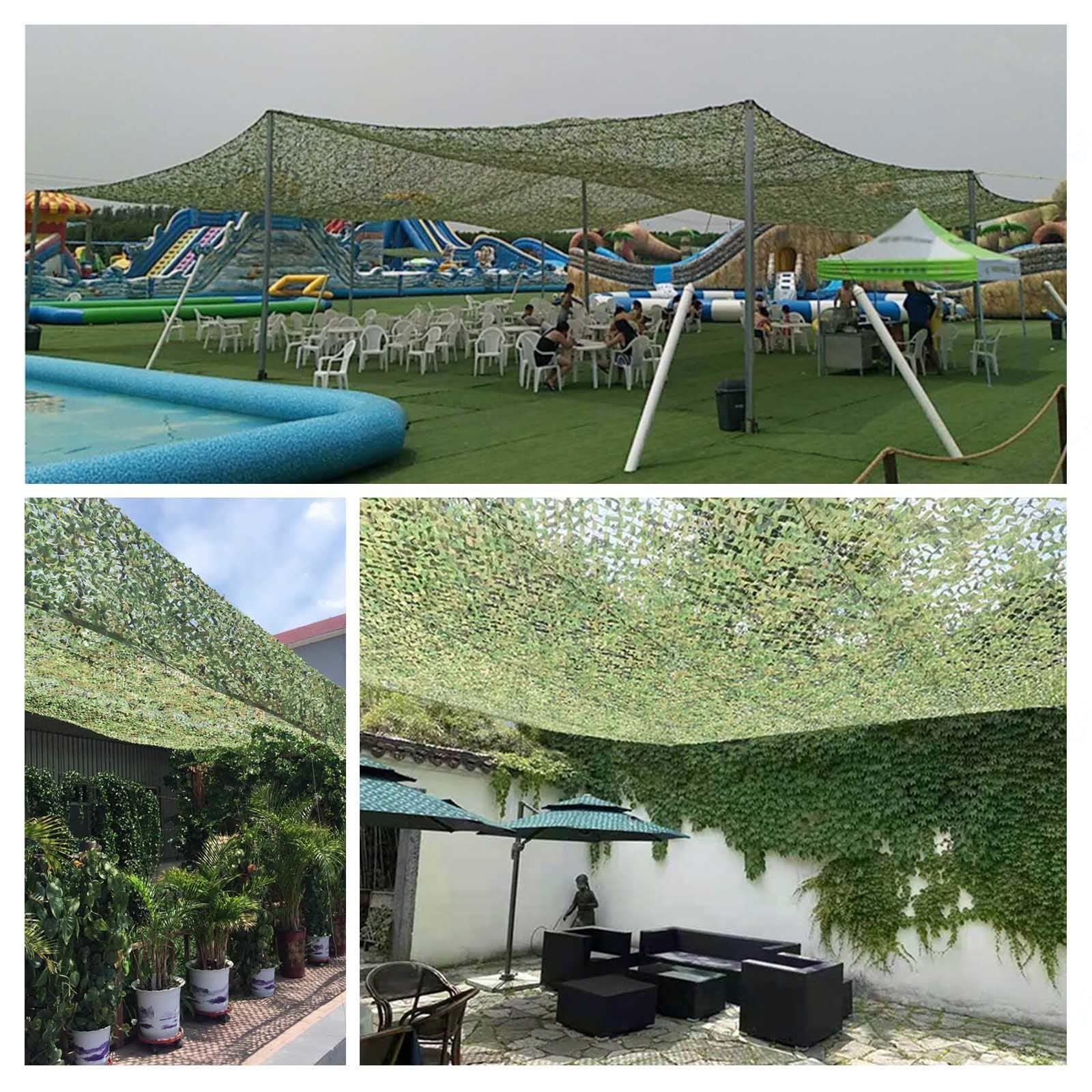 Camouflagenet Leger,Ccamouflagenet Jacht,Bos,Kamperen,Militair,Buiten Tuin Pergola Patio Schaduw Netto,Gethematiseerde Partijdecoraties,Autodekking, Camouflagenet Zonnescherm,Jungle-9x10m(29.5*32.8ft