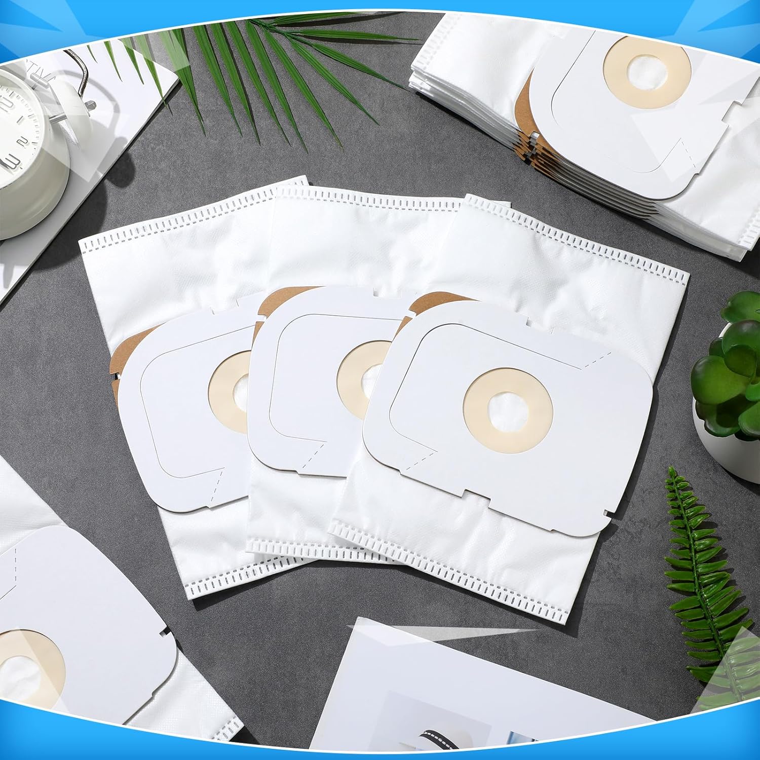 Tondiamo 12 Pack Vacuum Cleaner Bags Compatible with Aerus Lux Guardian Platinum Canister Cleaner Style P Vacuum Bags Replacement Filter