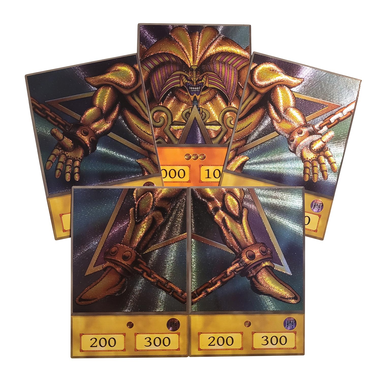 JAW REX 5 Card Anime Orica Holo Set | The Five Pieces of Exodia (Ultimate Rare)