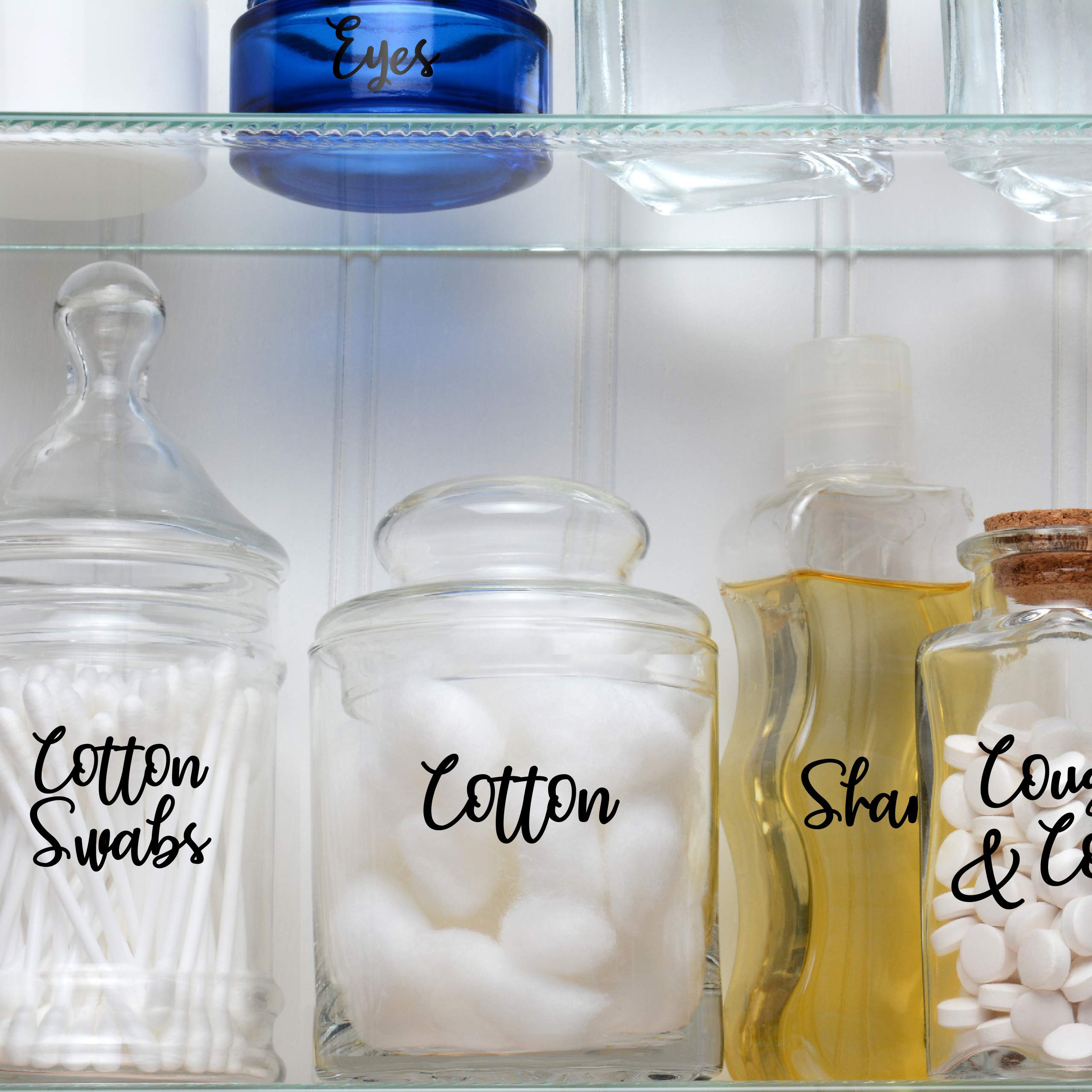 Good Karma Studio 195 Household Labels + 15 Blank Labels, Laundry Room