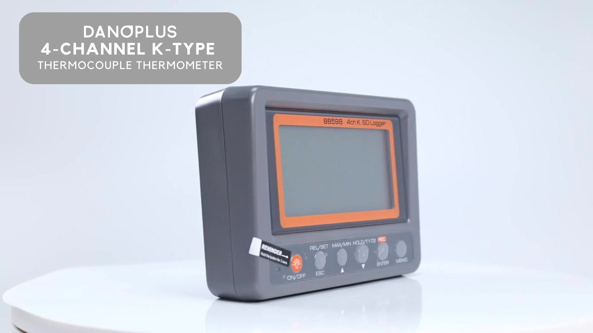 AZ Instruments 4 canaux K Type thermomètre SD Card Data Logger Thermocouple température perle 2 sonde de Type K-Thermocouple