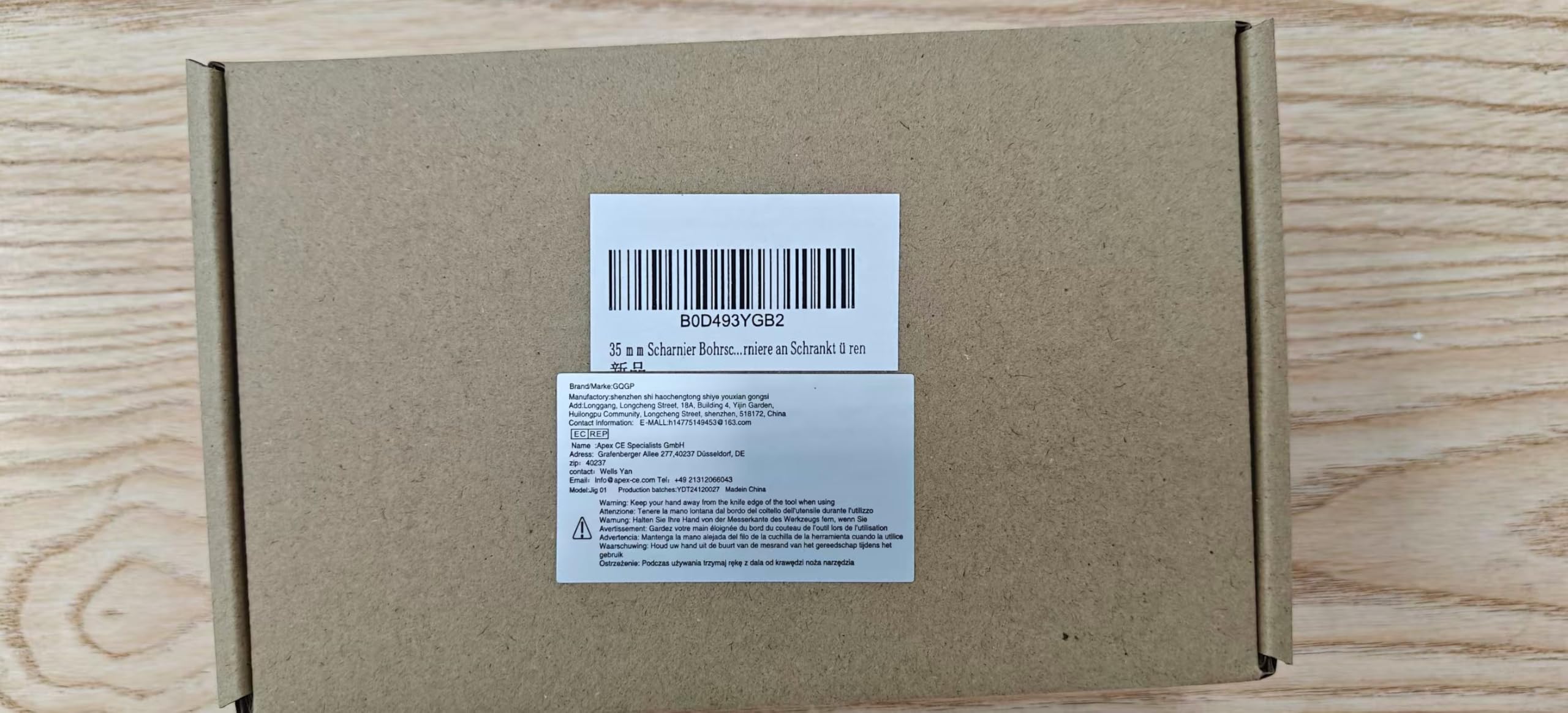Maschera per cerniere nascoste in metallo 35 mm Perforatrice con morsetto rapido per armadi