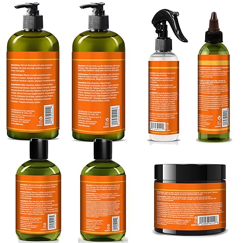 Miniatura 3 de Difeel Argan Beauty Bomb 8-PC Complete Shampoo & Conditioner Colección Completa - Champús hidratantes, acondicionadores, tratamientos y más