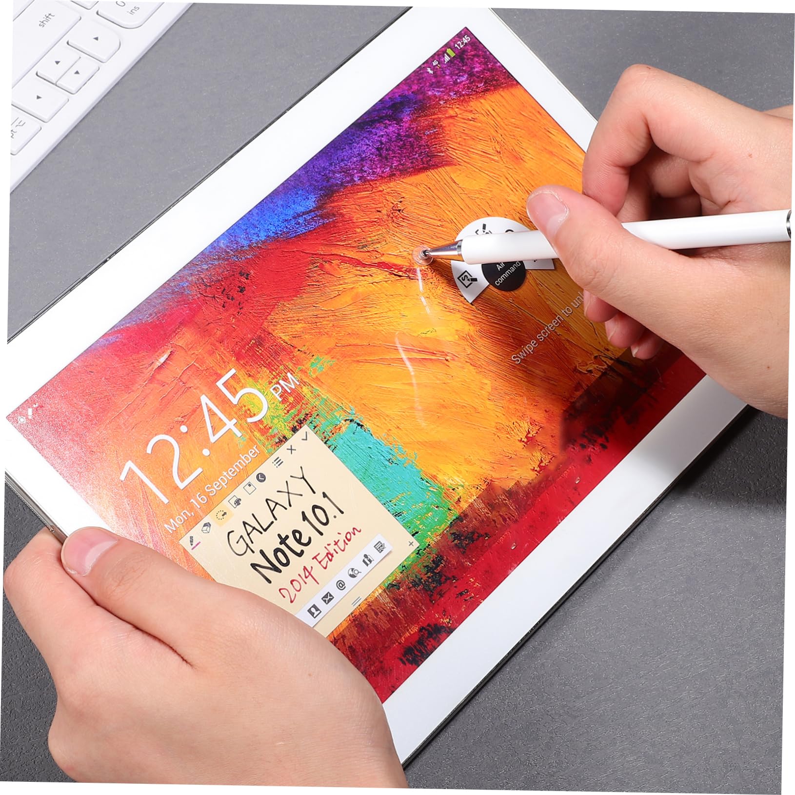 DOITOOL 4stücke Tablet Pen Mit Ersatzspitzen Hochpräziser Touchscreen-Stift Für Tablets Und Smartphones Für Kreative Anwendungen Und Präzises Schreiben Kompatibel Mit Kapazitiven