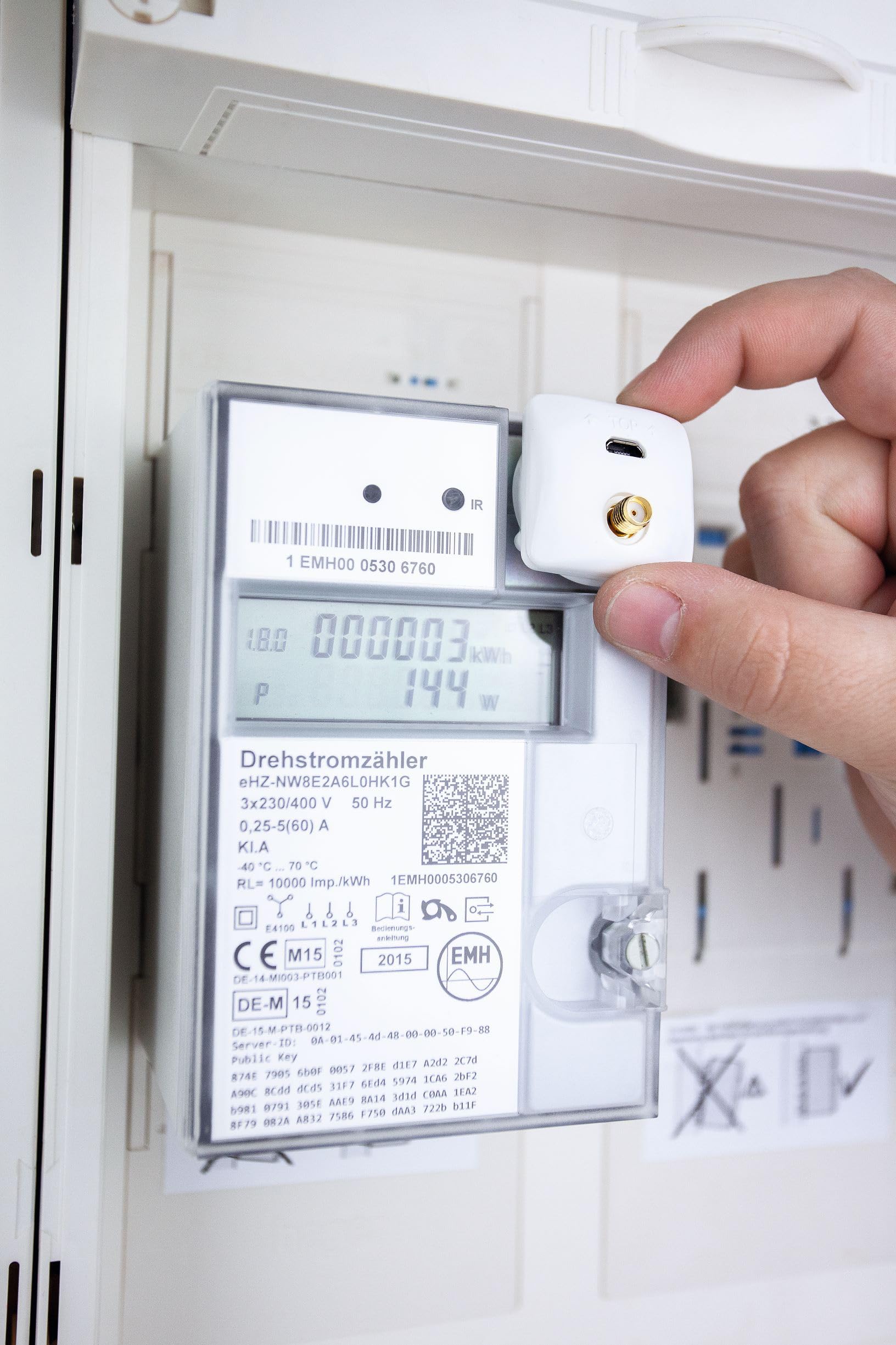Powerfox PA201901 Energiekosten-Messgerät-Zubehör con App-Steuerung
