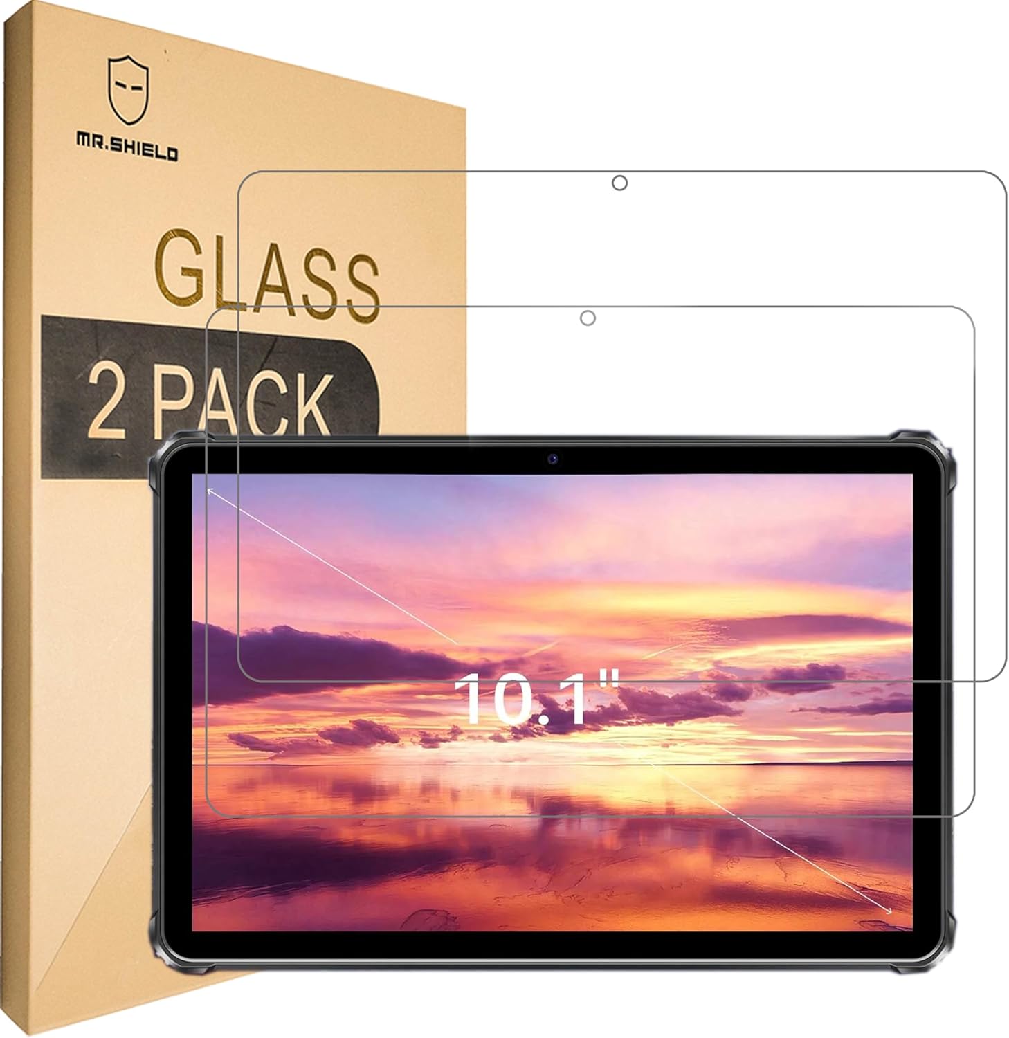 Mr.Shield Protector de Pantalla Oukitel RT9 Vidrio Templado