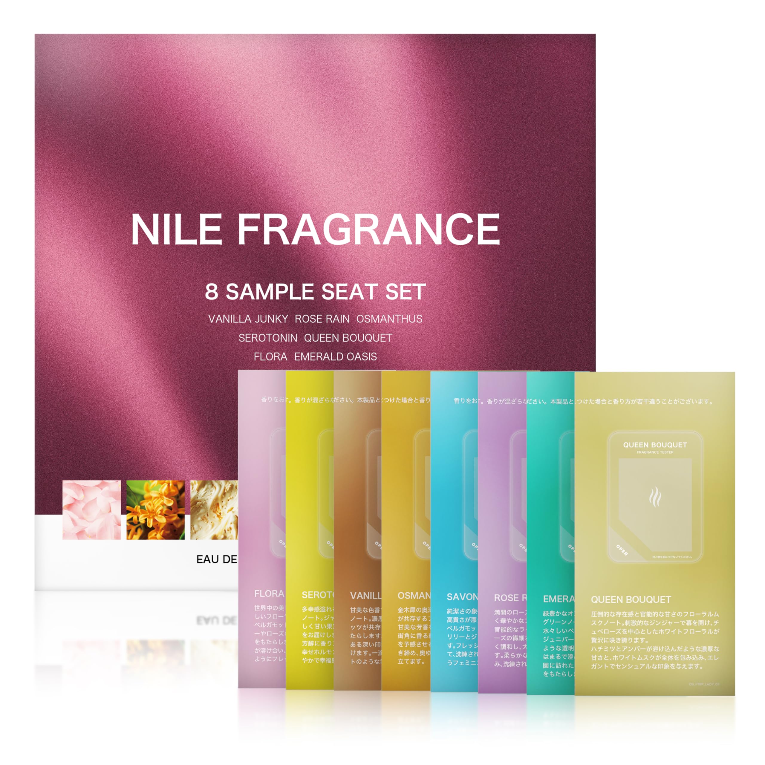 Amazon.co.jp: NILE 香水 香りテスターセット (レディース（新容器