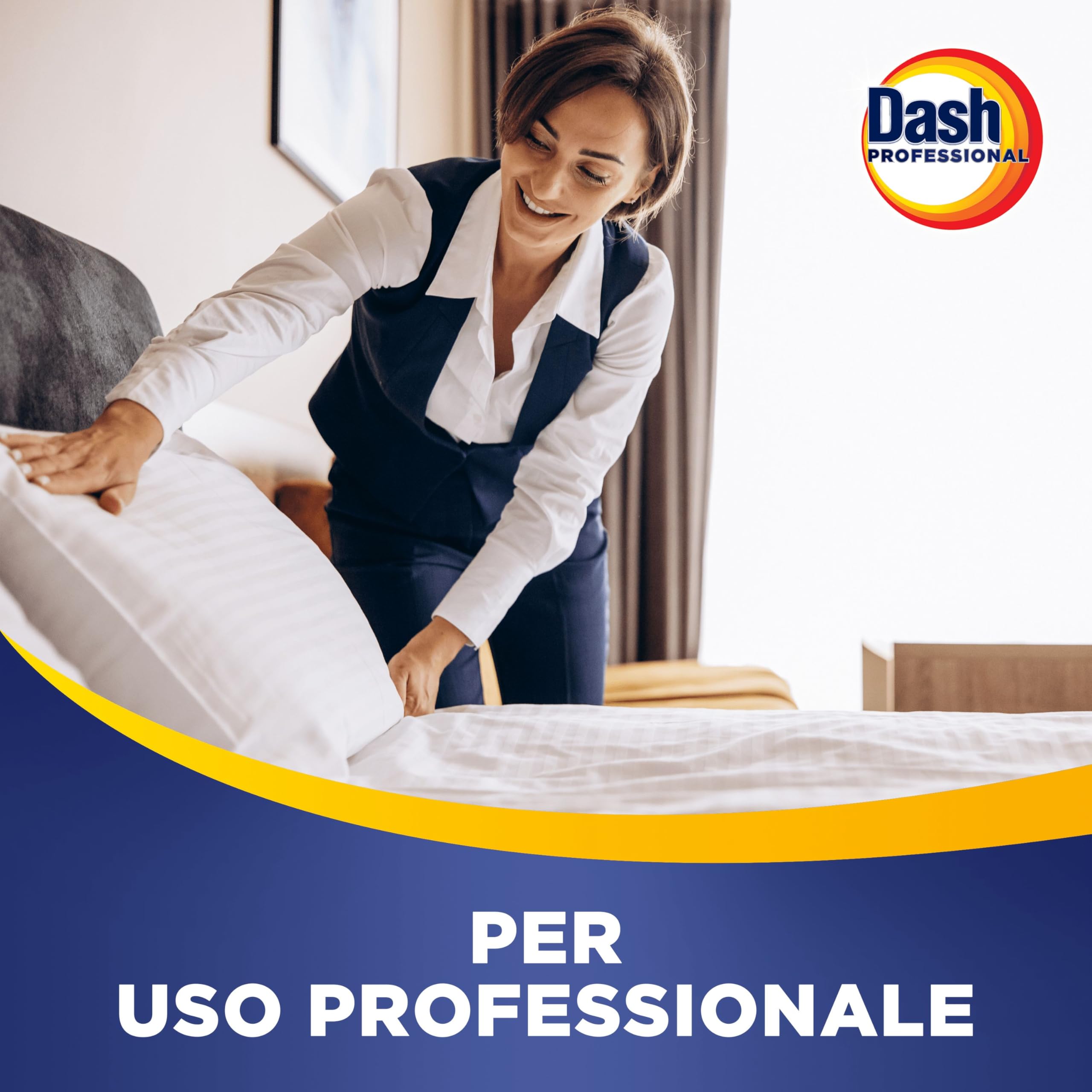 Dash Professional Pods Detergente Capsule Tutto-in-uno Classico, 60 lavaggi x2 (60x2 pz), Efficace su tutti i tipi di macchie grasse, Per uso professionale
