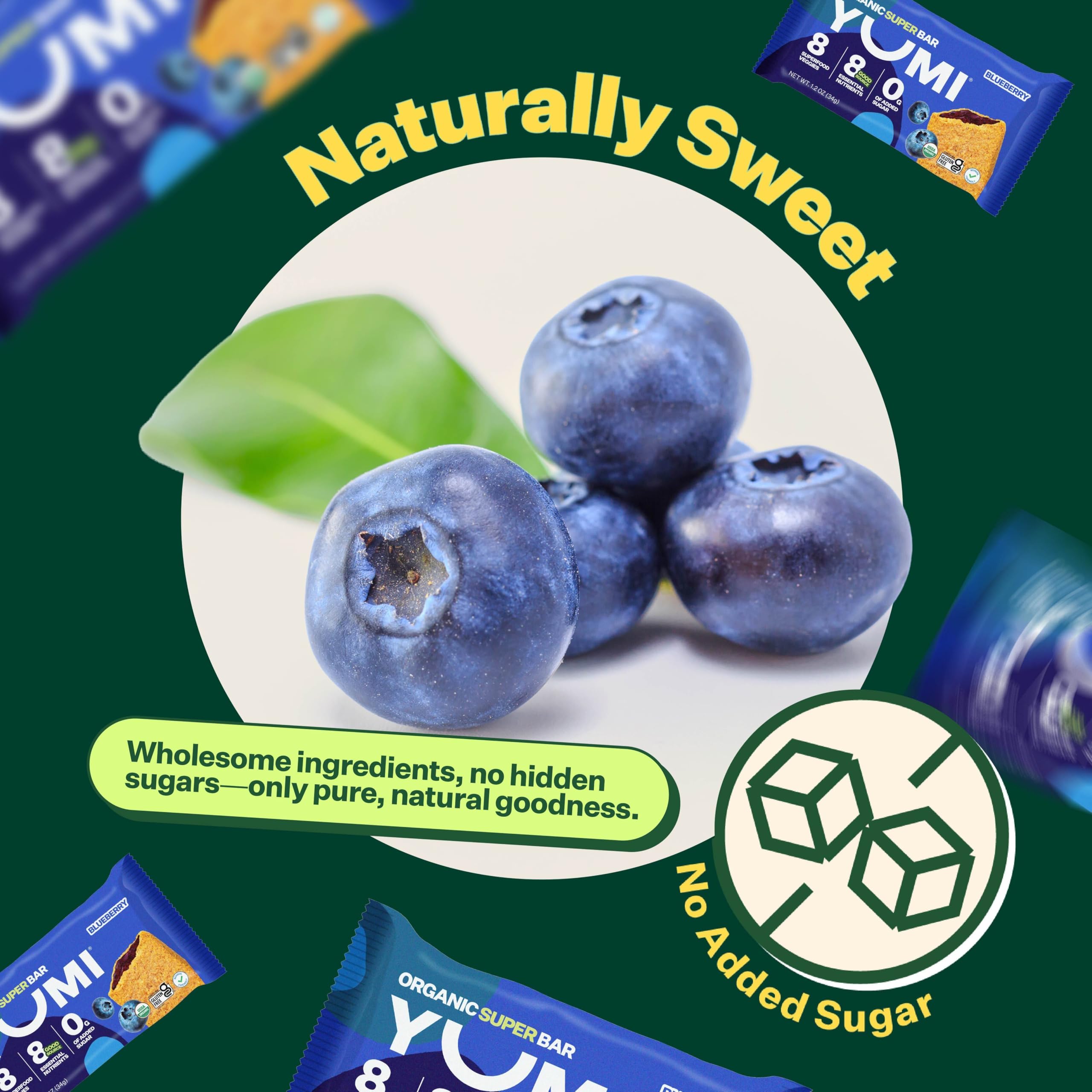 Amazon.com: YUMI Organic Breakfast Superbar, Gluten-Free, No Added