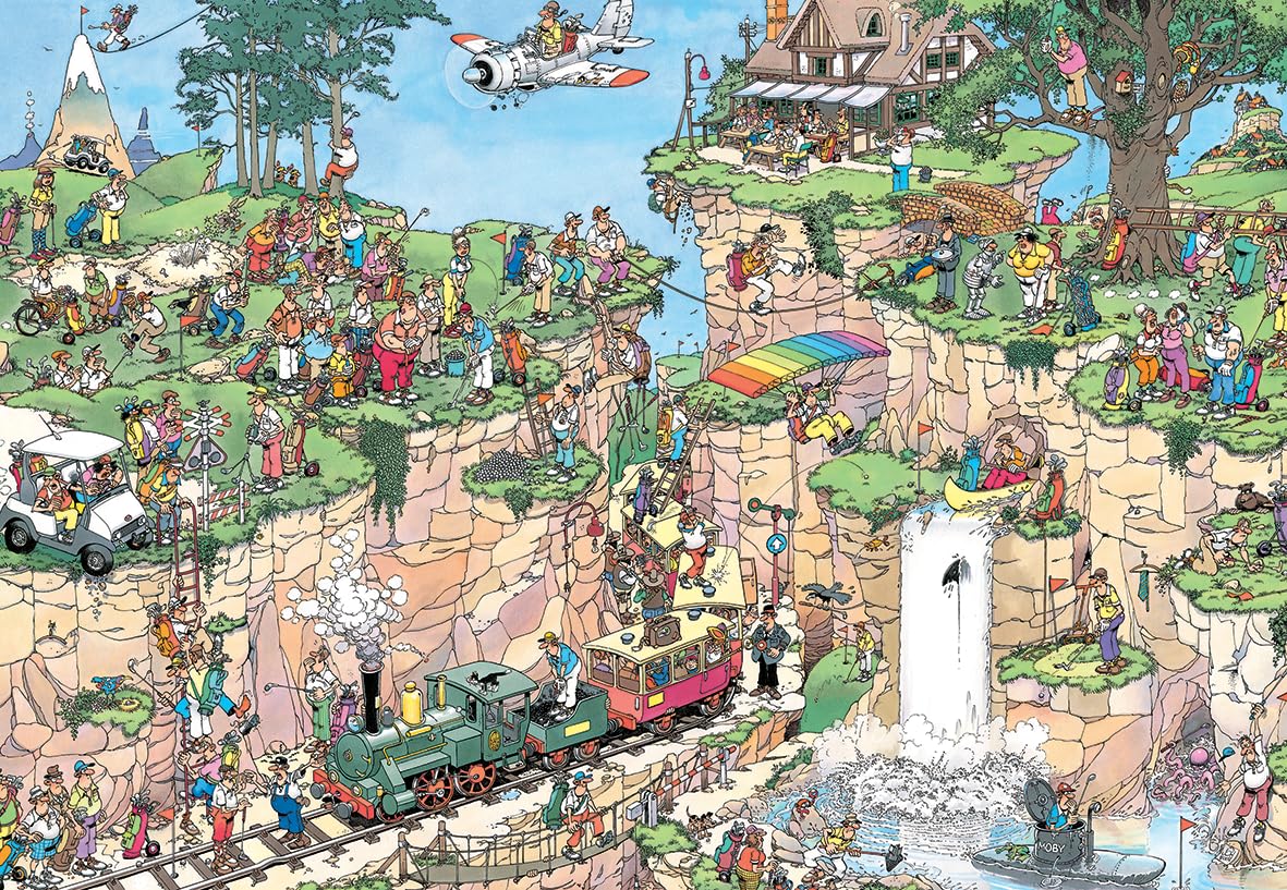 Jan Van Haasteren - El campo de golf, rompecabezas de 5000 piezas, a partir de 12 años