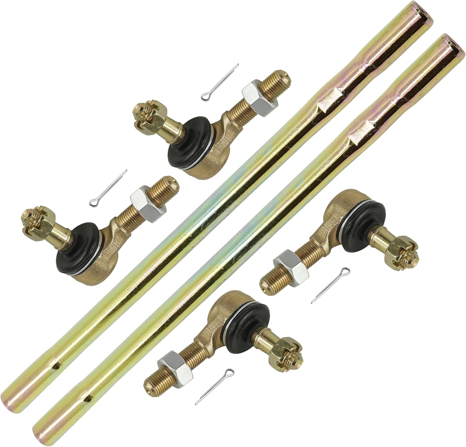 Caltric 2 Tie Rod Sets Compatible with Yamaha Raptor 700 Yfm700 Yfm-700 2006-2008