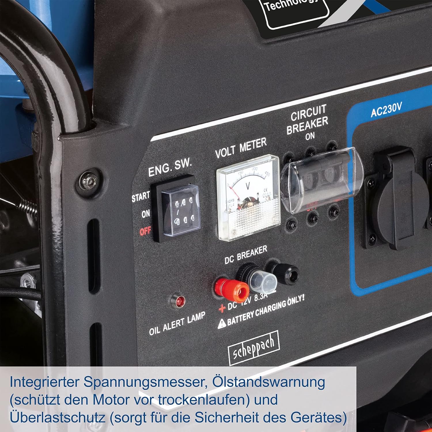 Scheppach SG7100x Control Panel