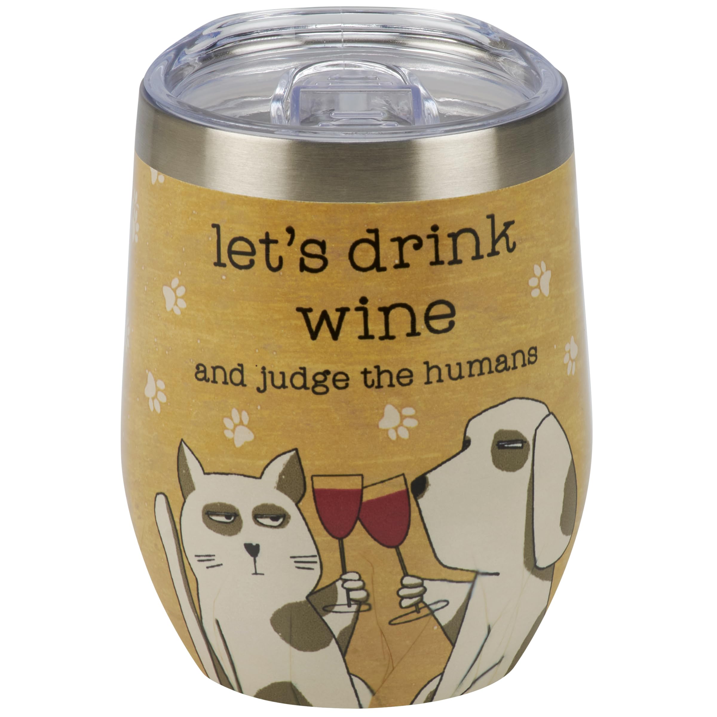 Gobelet isotherme Let's Drink Wine idée cadeau humour pour anniversaire