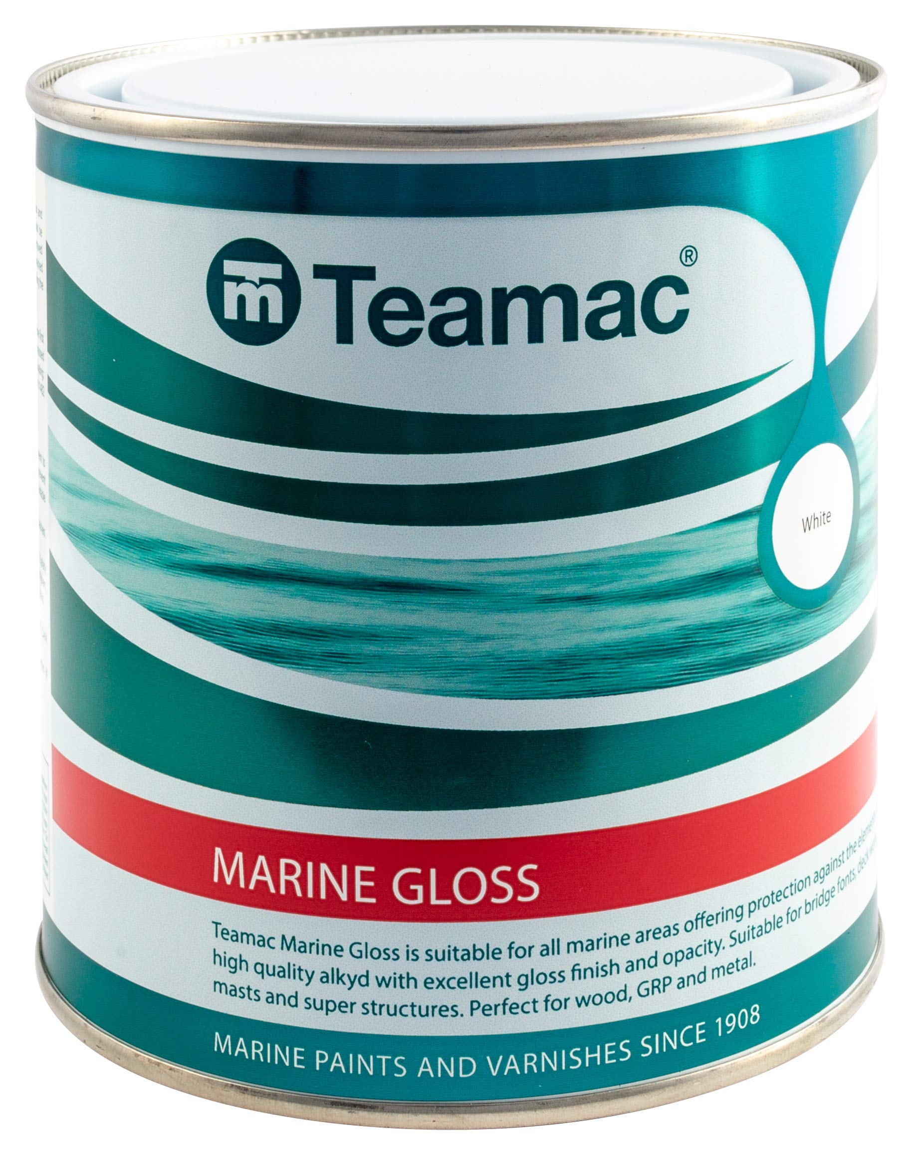 2.5 Litre Teamac Marine Gloss - Buttermilk