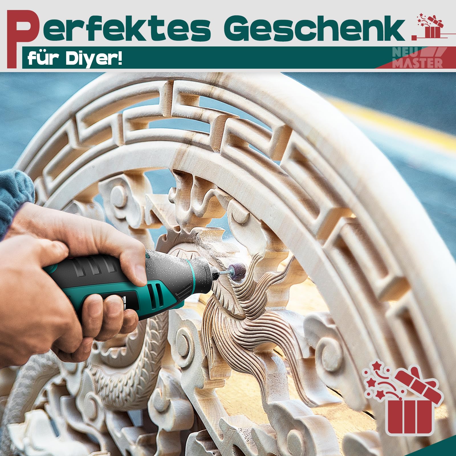 Multifunktionswerkzeug - NEU MASTER 180W Rotationswerkzeug mit 160 Zubehör und 6 Drehzahl 10000–35000U/min Multifunktionswerkzeuge Set für Gravur, Bohren, Schneiden, Schleifen, Gravieren, Polie