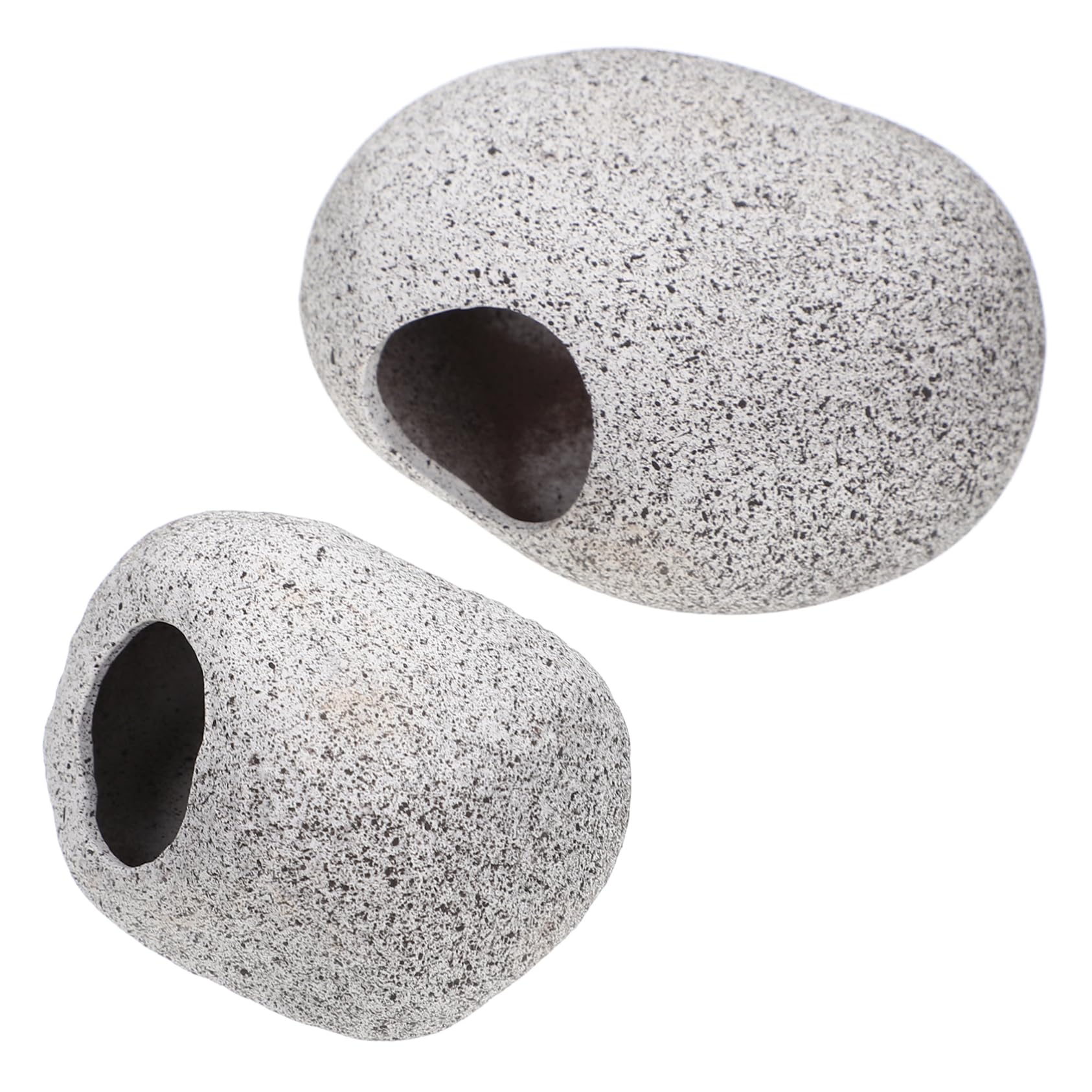 Sosoport Cachette Aquarium 2 Ensembles Pot en Argile pour Aquarium Ornements Cachettes des Grottes des Aquariums Grotte De Crevettes Délicate Bois Flotté D'aquarium Argile Violette 2 Pièces * 2