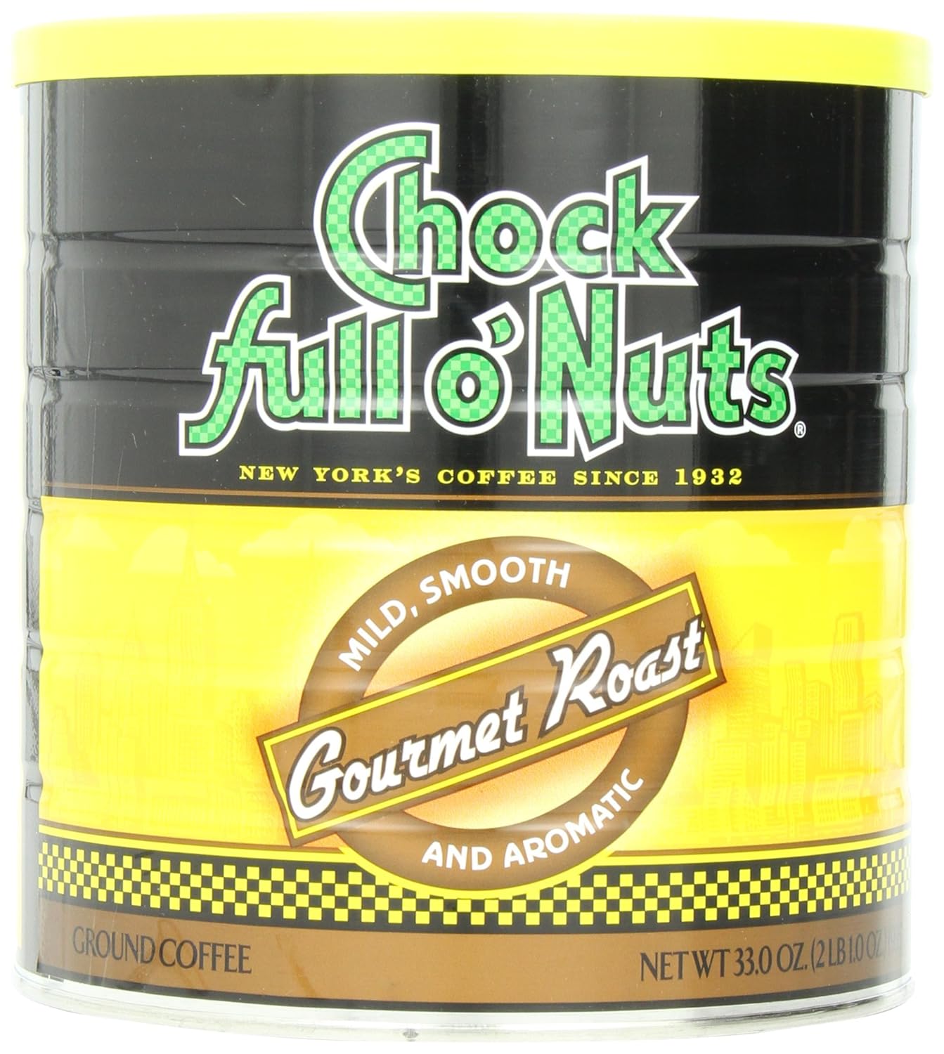 Chock Full o'Nuts Coffee, Gourmet Roast Ground, 33 Ounce