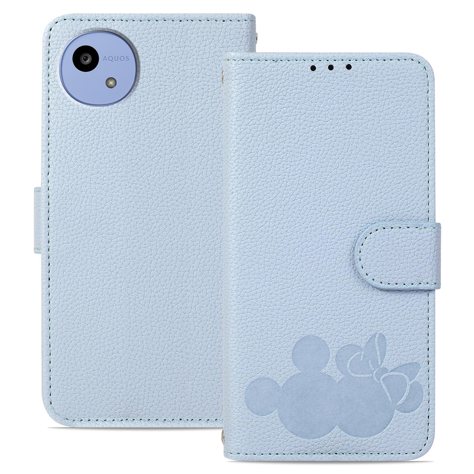 Amazon.co.jp: Qribo 対応【aquos wish 5 用手帳ケース】AQUOS wish5