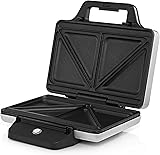 WMF Lono Sandwich Maker, Sandwichtoaster, für 2 Standard- oder XXL-Toasts, 2-stufige Höhenanpassung für mehr Füllung, matt edelstahl