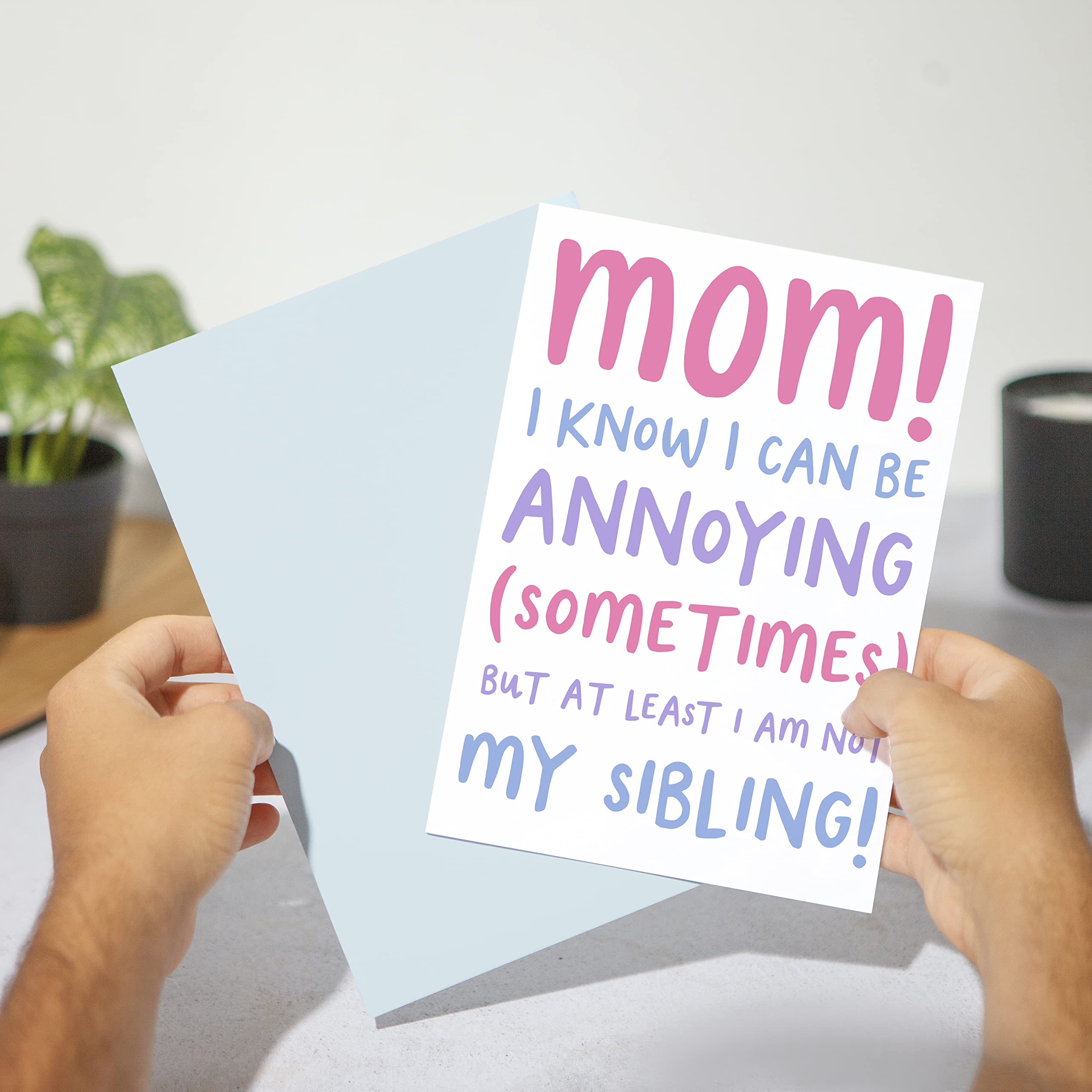 Huxters Carte Amusante Pour La Fête Des Mères – Carte D'anniversaire  Hilarante Pour Maman – A5 Happy, image size:2560x2560