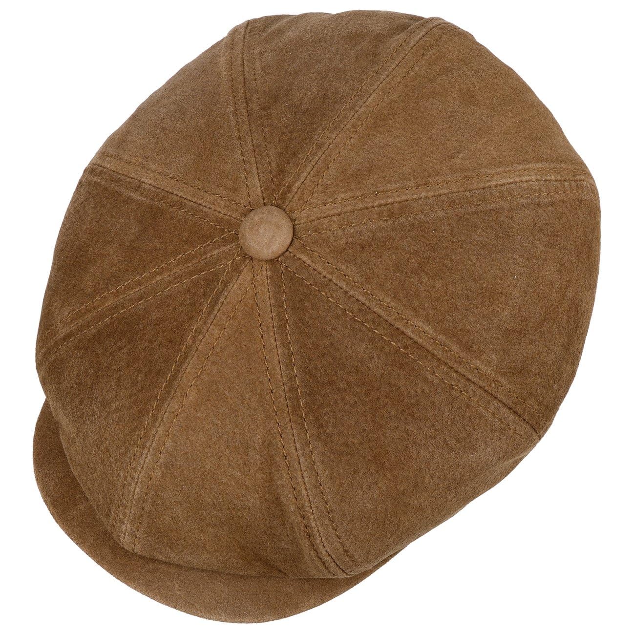 Stetson Hatteras Waxed Pigskin płaska czapka z daszkiem czapka balonowa czapka skórzana czapka męska – z daszkiem, na jesień, zimę, jesień i zimę
