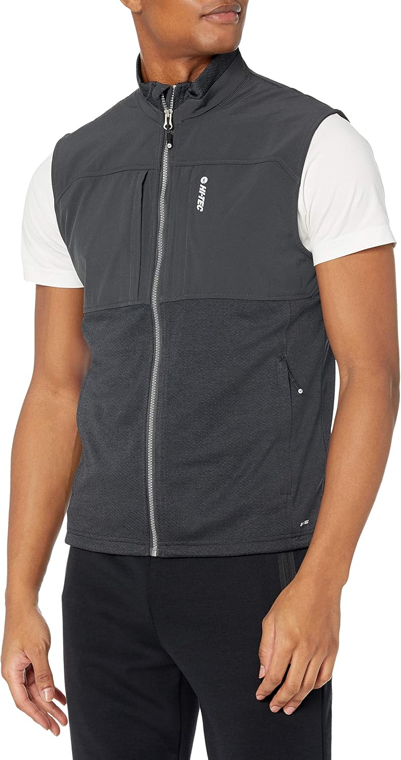 HI-TEC Men's Fan Point Mesh Back Zip Vest with Active Dri-tec at  Men’s Clothing store