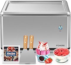 Besuche FOHERE Roll-Eismaschine – Kompressor, Eisrollen in 3 Min., One-Touch