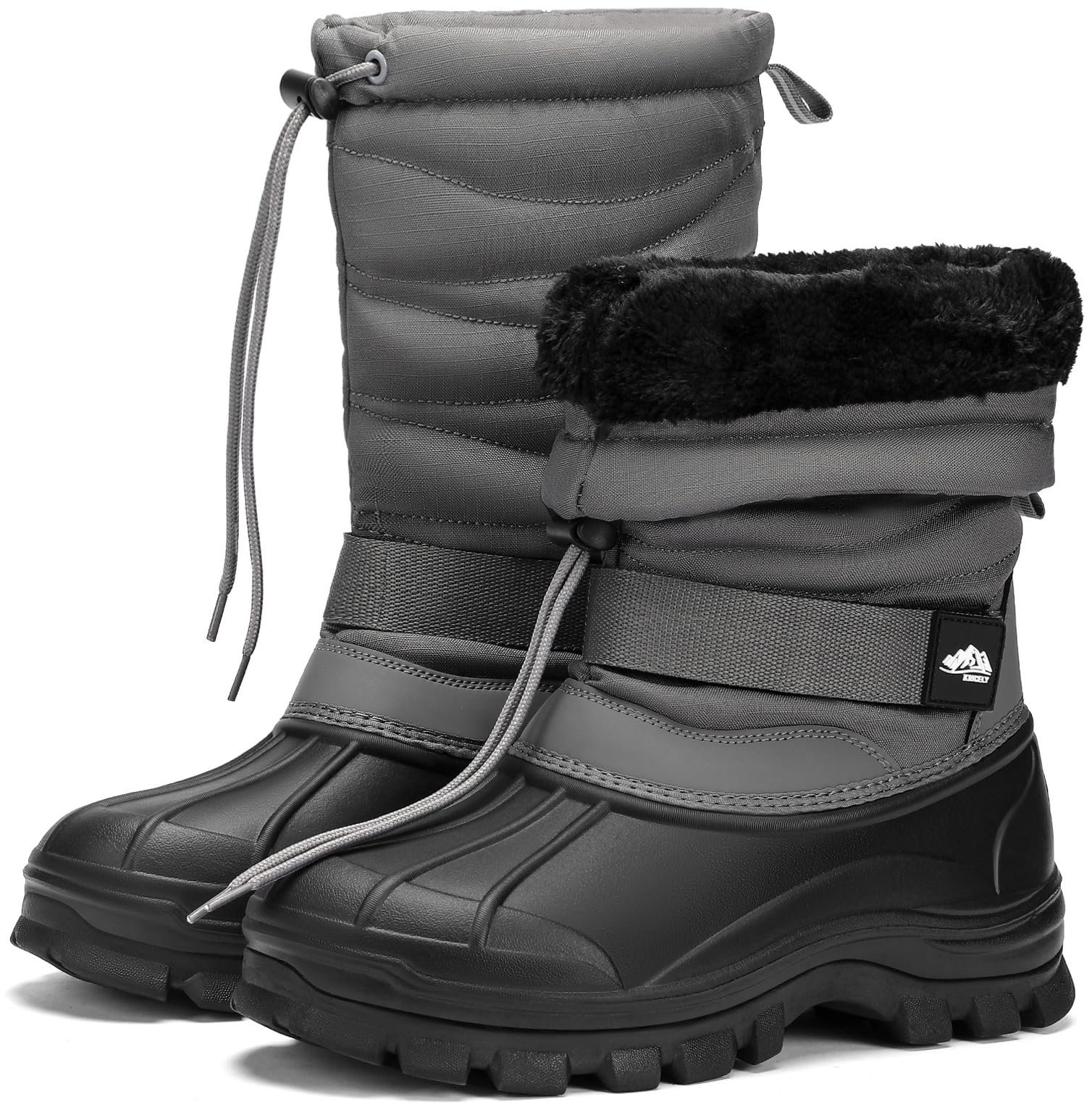 Kricely Stivali Uomo Donna Inverno Scarpe da Neve Snow Boots Impermeabili Stivaletti