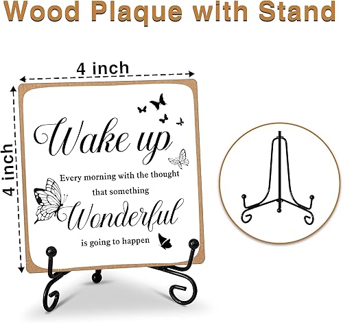 Miniatura 22 de Letrero de madera But First Tea, tetera y taza de té con soporte de soporte, decoración de cocina, hogar, oficina, sala de té, B89