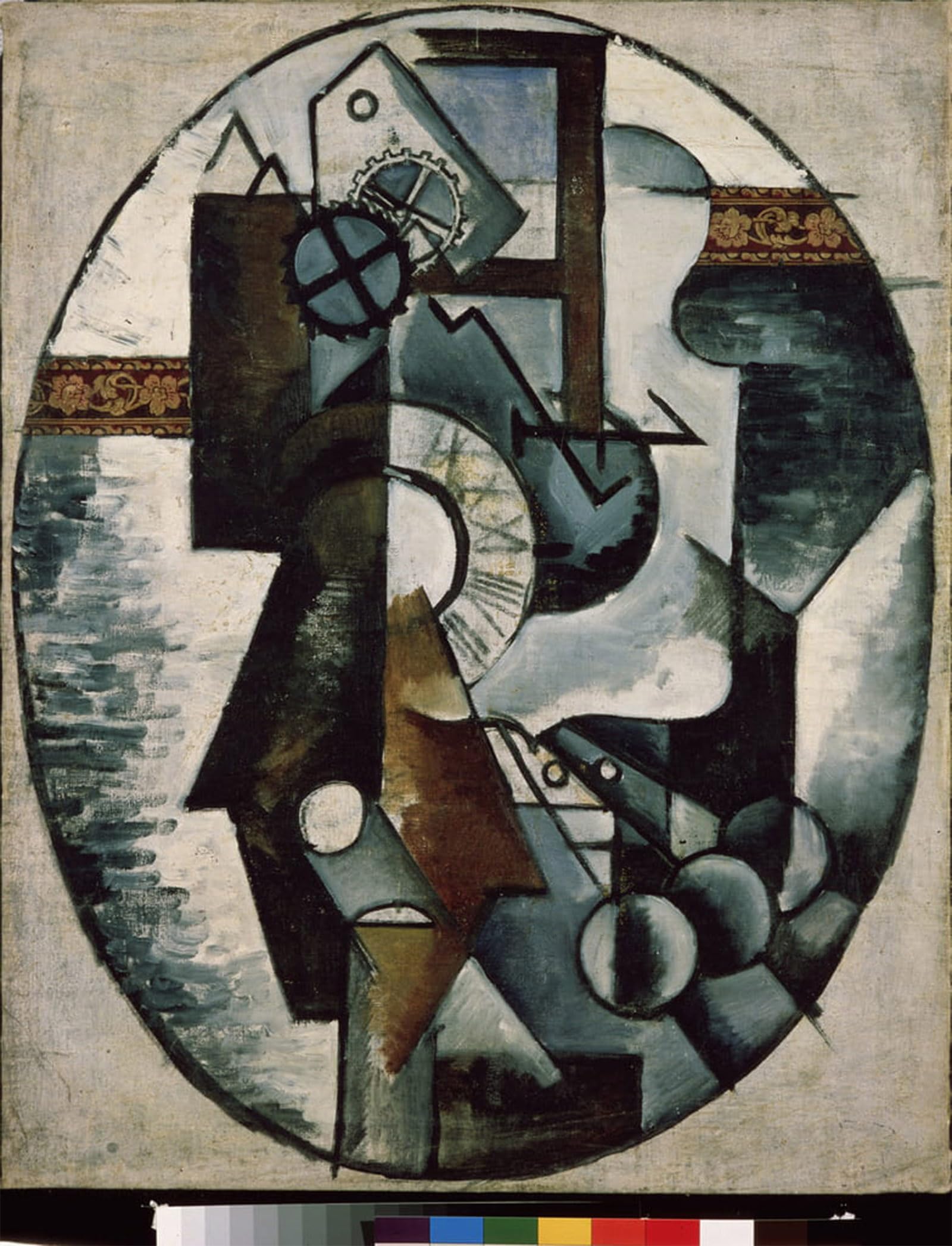 SERENDIPITP Retro Picture Poster Wall Art Pictures Painting L horloge by Lyubov Sergeevna Popova Wall Art Canvas Print for Wall Decor 60x90cm
