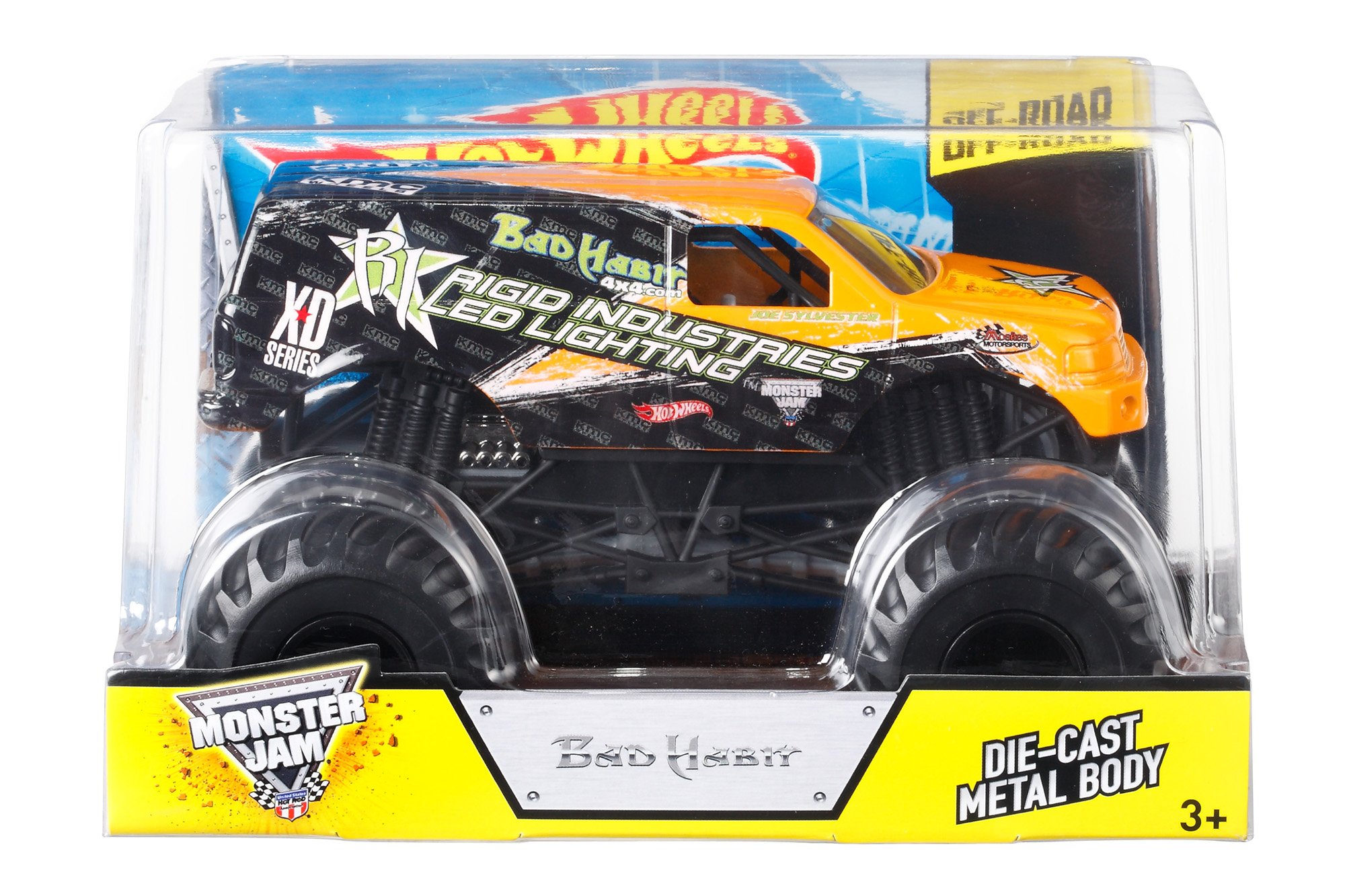 Hot Wheels Monster Jam Bad Habit Die-Cast Vehicle, 1:24 Scale