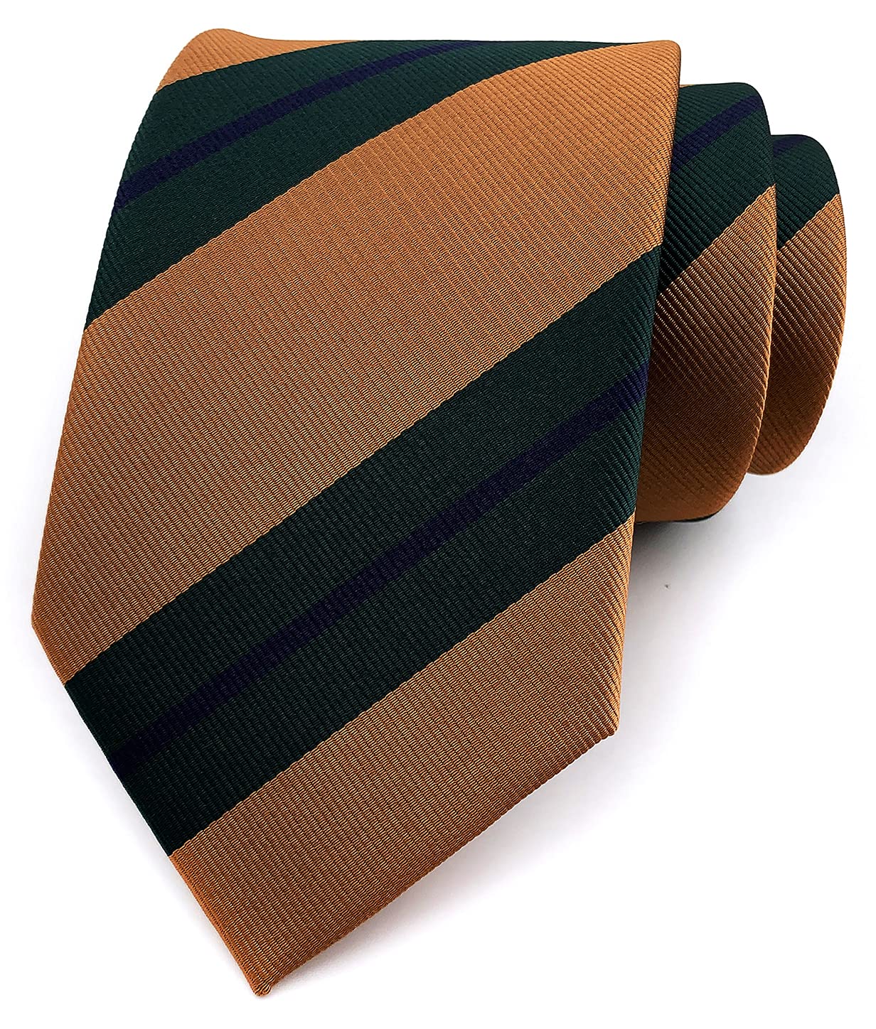 Secdtie Men's Modern Stripe Ties Woven Pattern Business Formal Designer Wedding Neckties