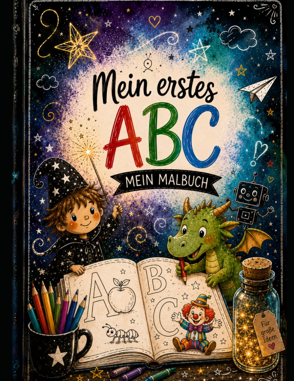 Mein erstes ABC Malbuch: Kritzelmagie