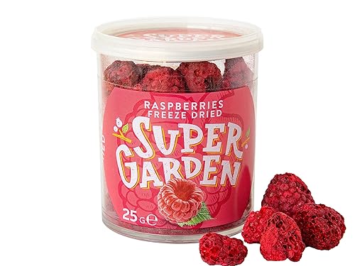 Frambuesas liofilizadas Fruta liofilizada Deliciosas y 100% puras frambuesas secas sin azúcar Sin gluten, conservantes ni azúcar añadida