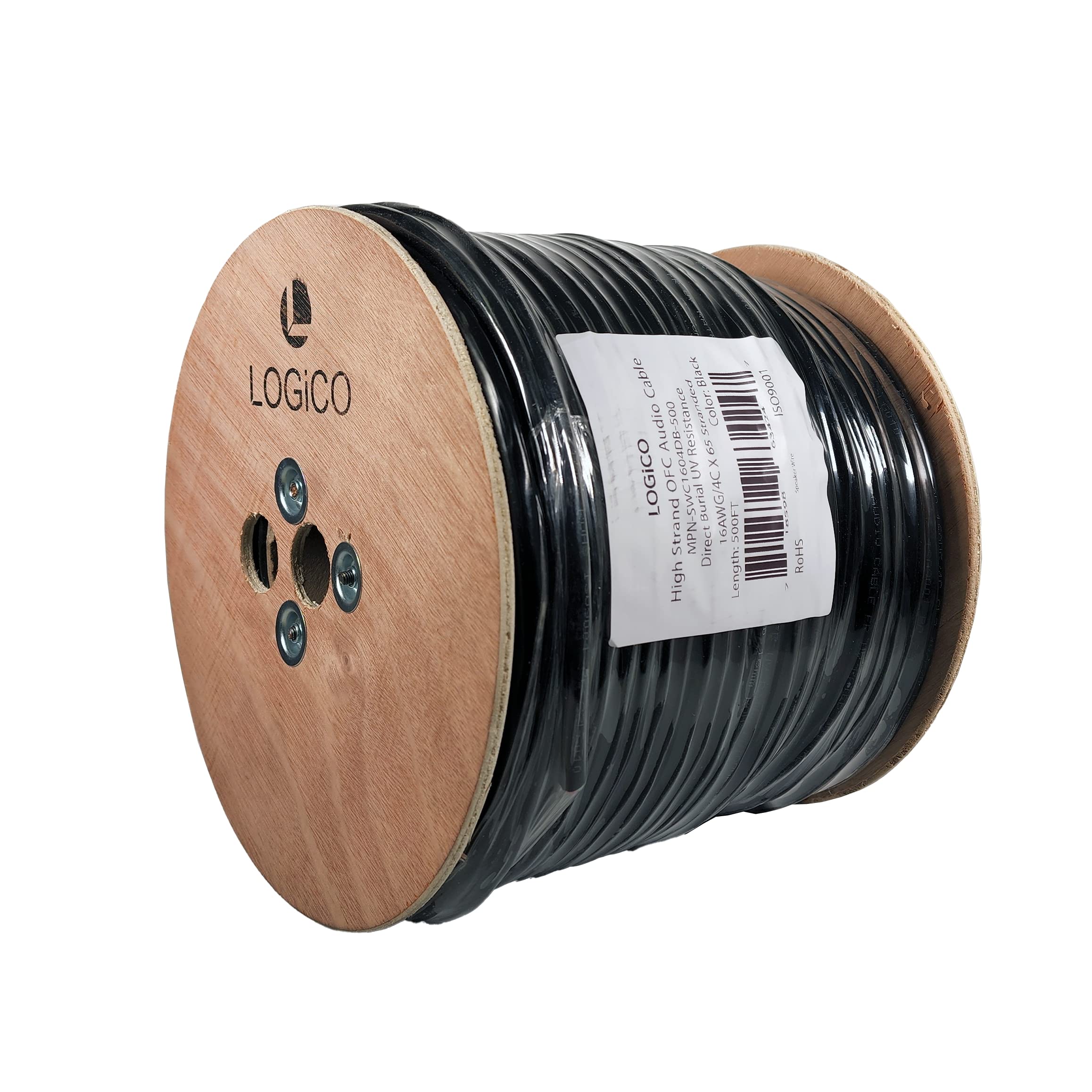 500ft Speaker Wire 16AWG 4 Conductor 16/4 Direct Burial in-Wall Audio Copper