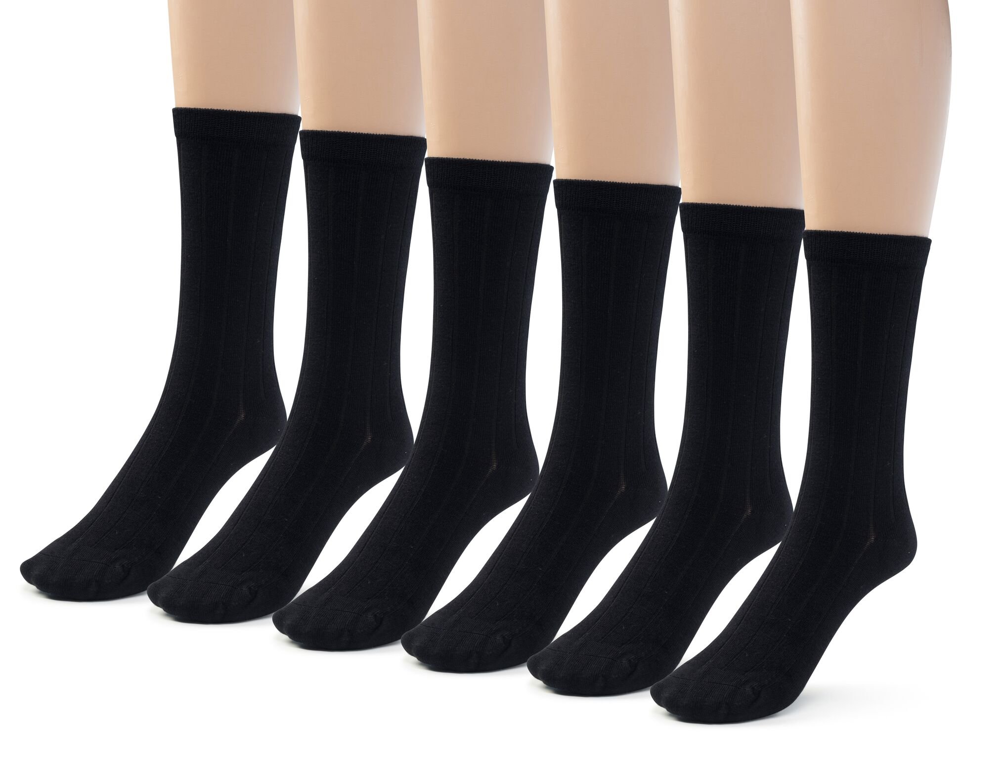 Silky Toes Kids Seamless Crew Socks for Boys &amp; Girls, Viscose from Bamboo