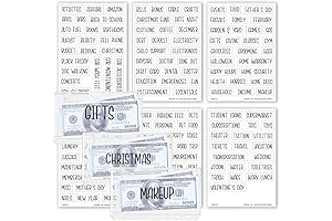 142 Budget Stickers for Cash Envelopes, Mageeki Budget Binder Label Stickers