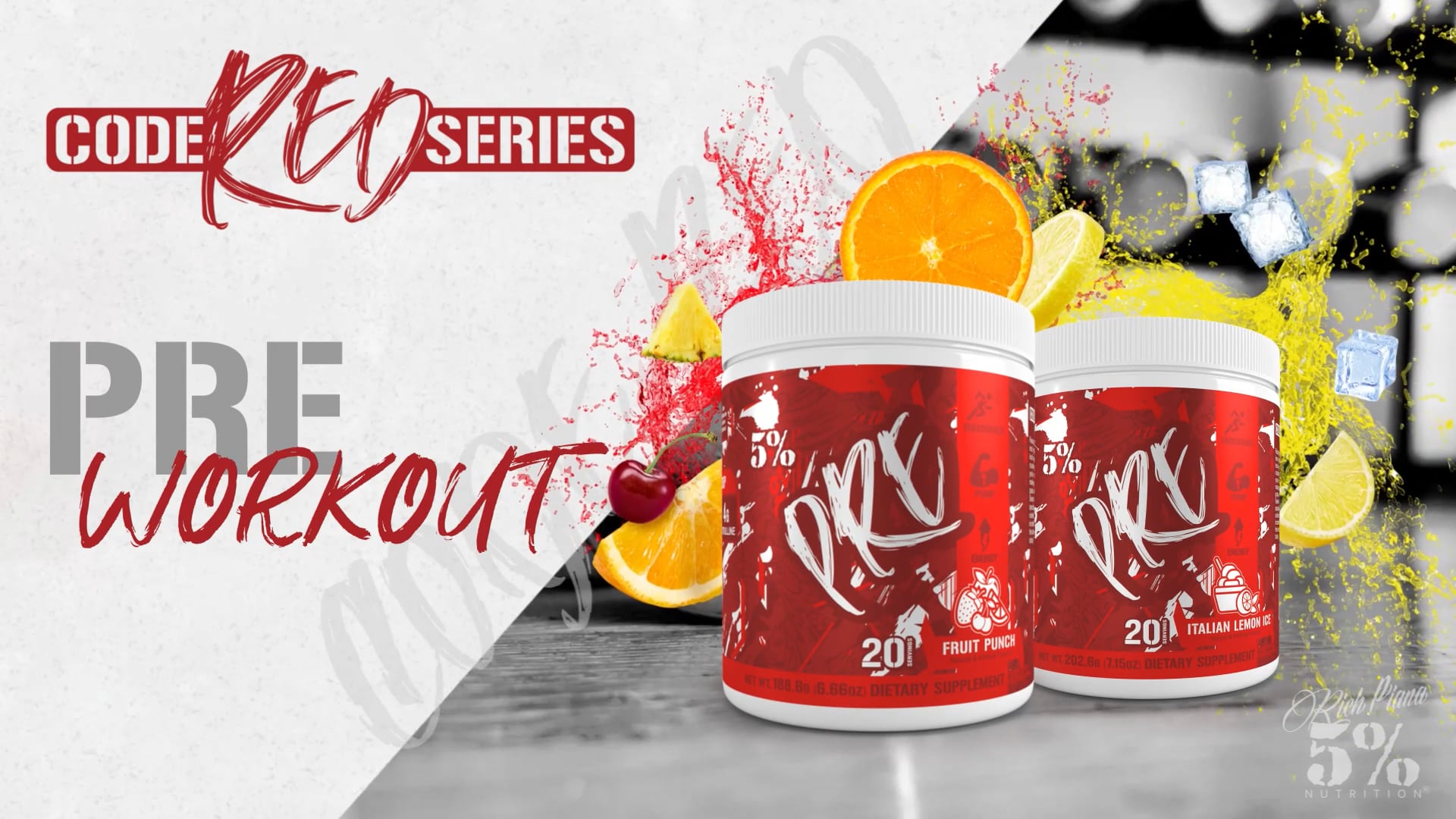 Amazon.com: 5% Nutrition Code Red Series Pre Workout Powder for