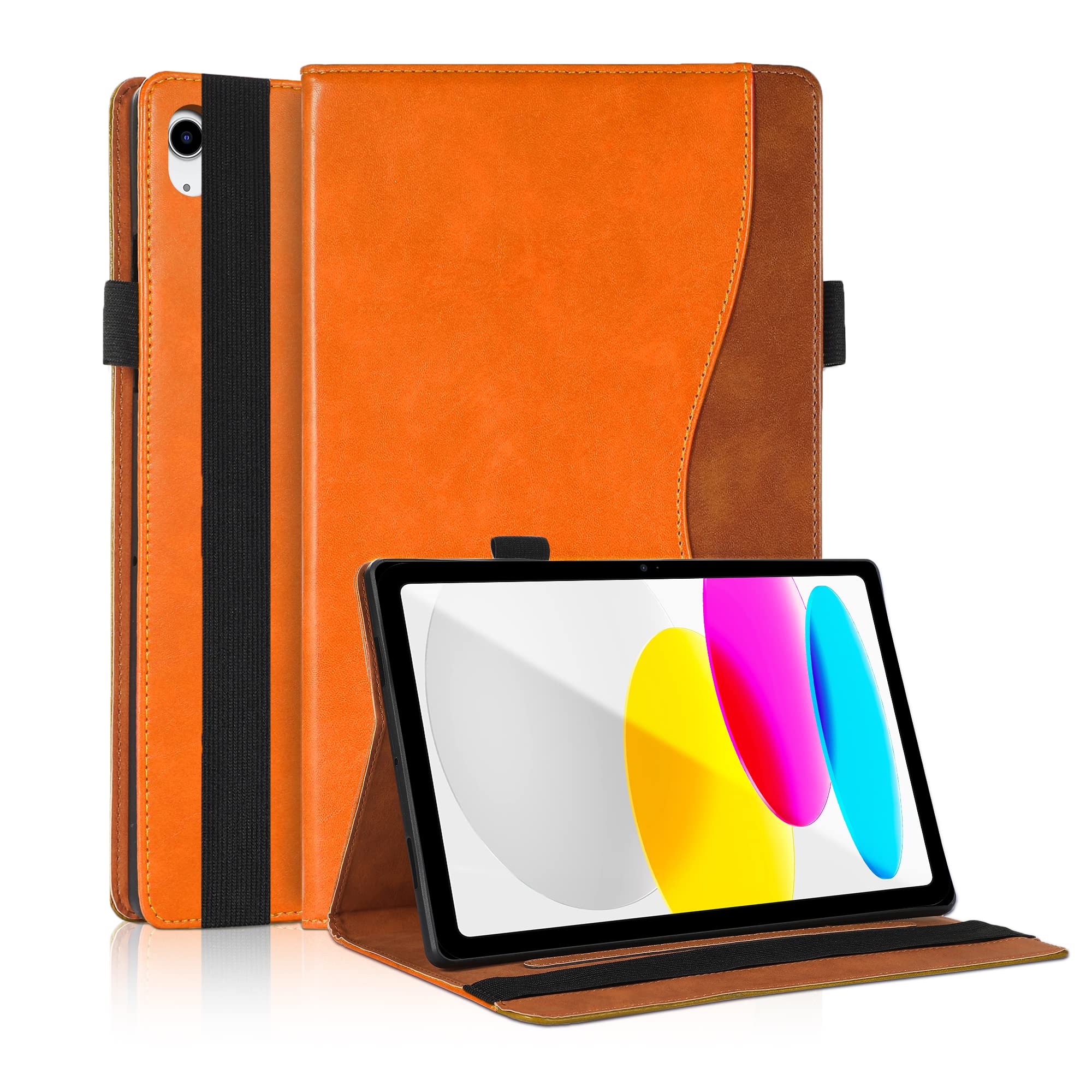 TIPOYOROO Case for iPad 11th Gen 2025 11 inch/iPad 10th Generation 2022 10.9 Inch, iPad 10 Generation Covers Bussiness Premium PU Leather Folio Stand