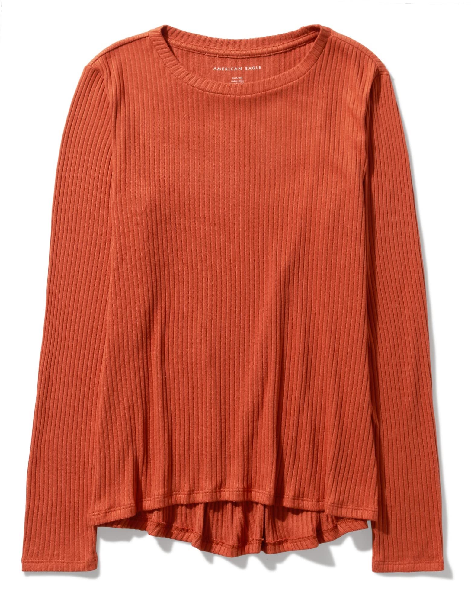 American EagleWomen's Long Sleeve Crew Neck T-Shirt