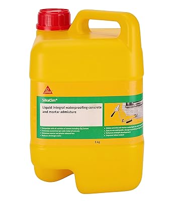 SIKA - SikaCim, Liquid waterproofing concrete and mortar admixture, for slabs, beams and columns, 5kg